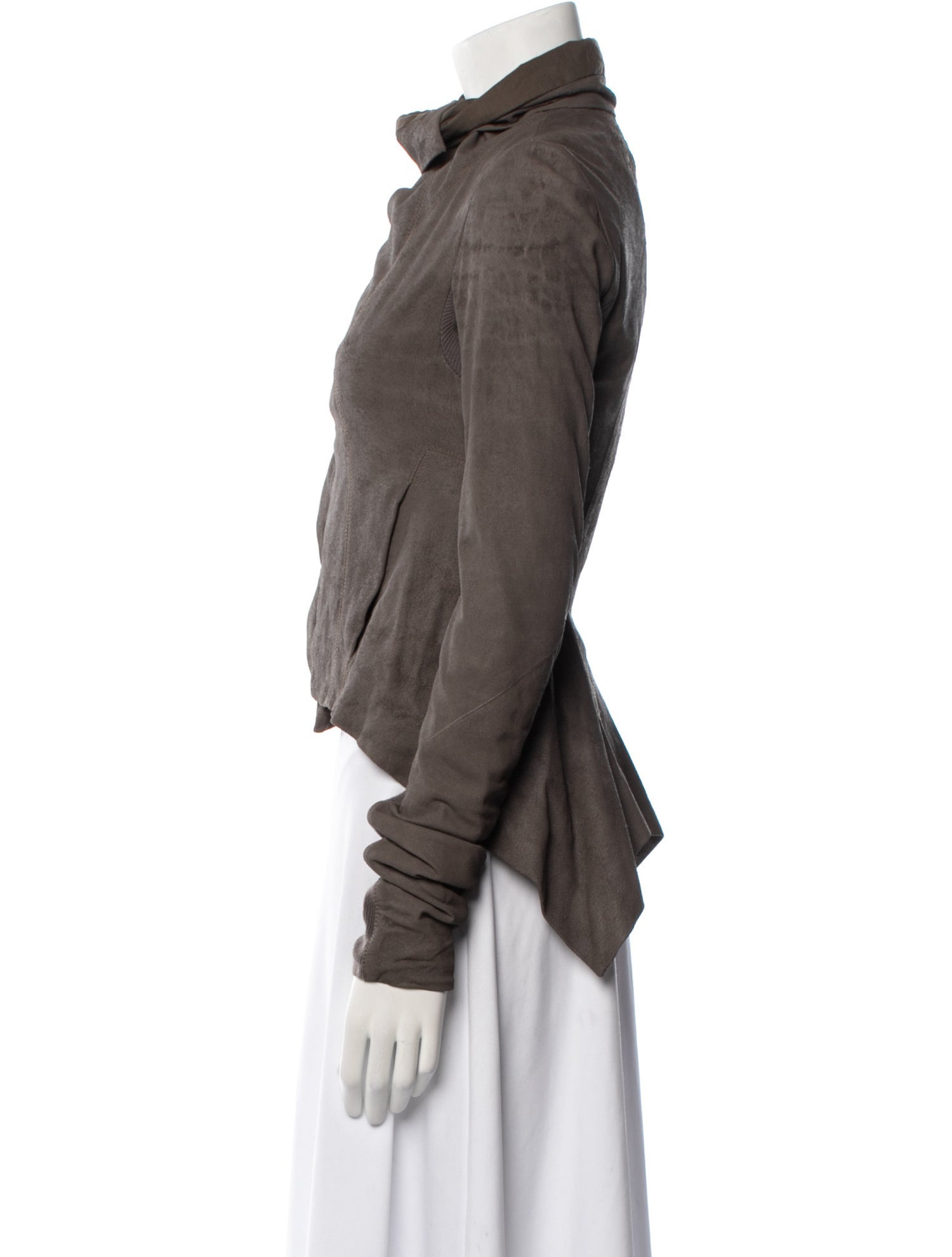 Rick Owens Lamb Leather Biker Jacket