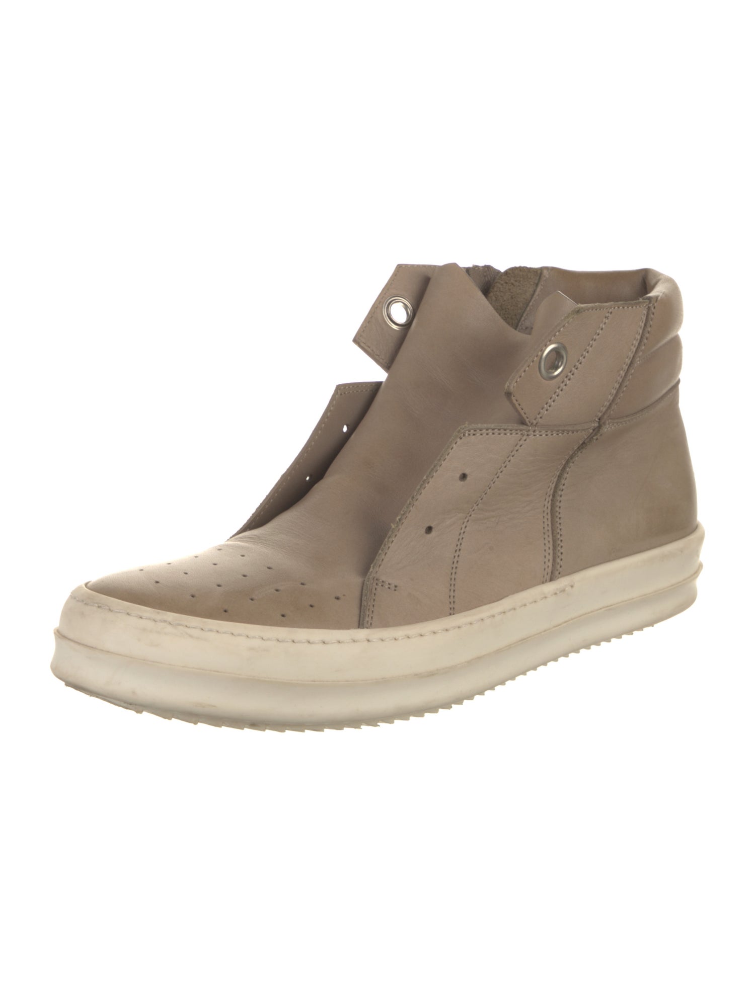 Rick Owens Leather Sneakers