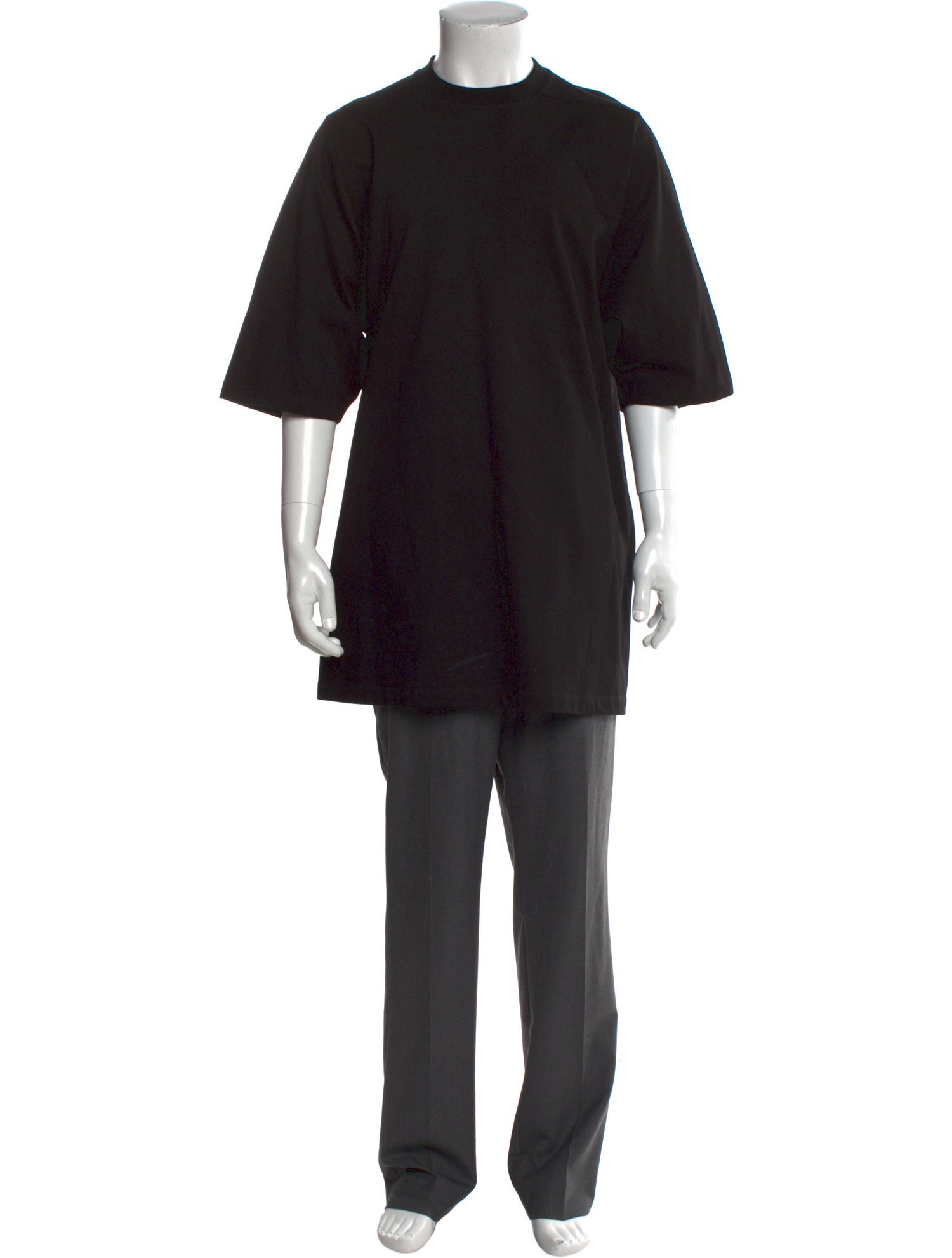 Rick Owens Crew Neck Short Sleeve Henley