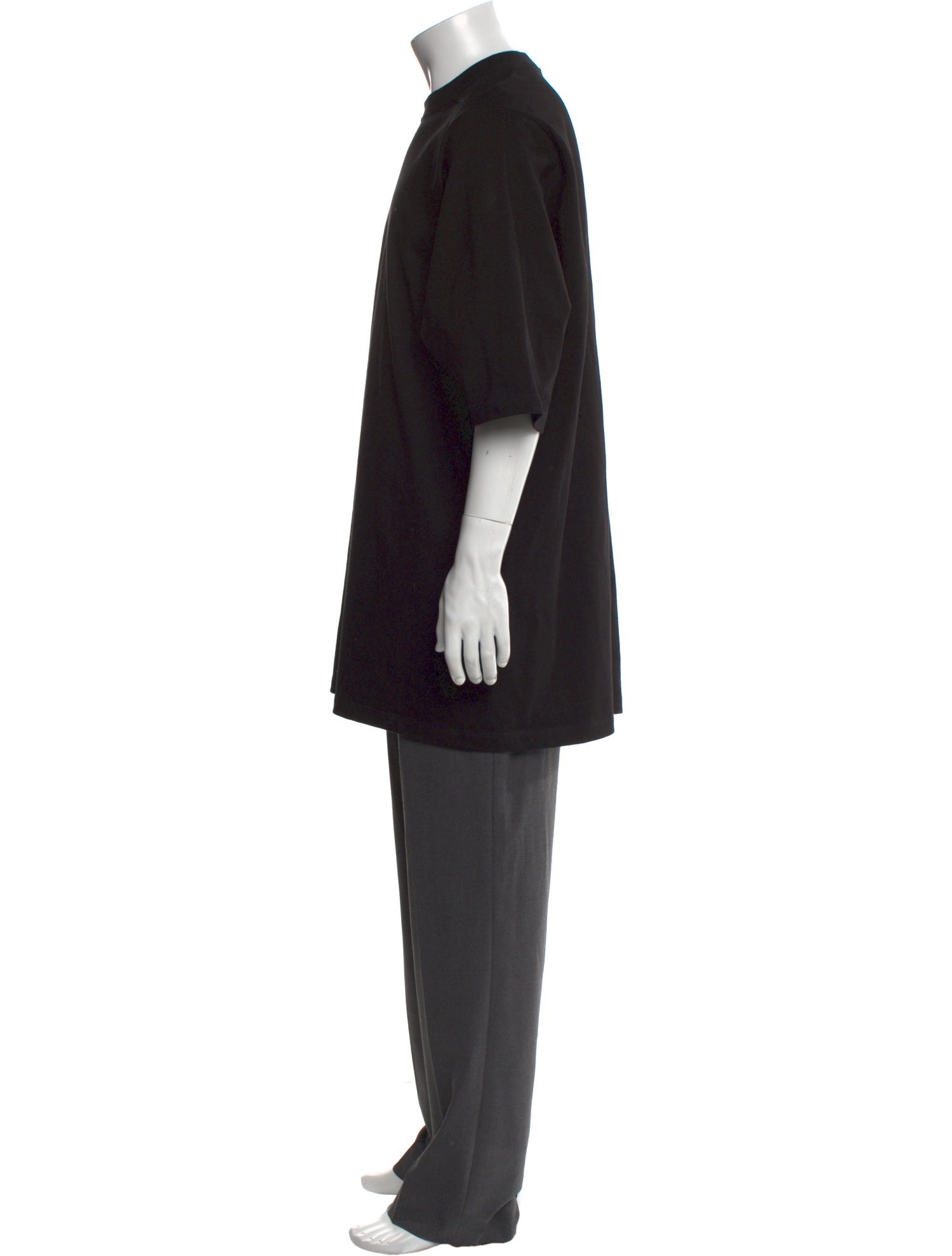 Rick Owens Crew Neck Short Sleeve Henley