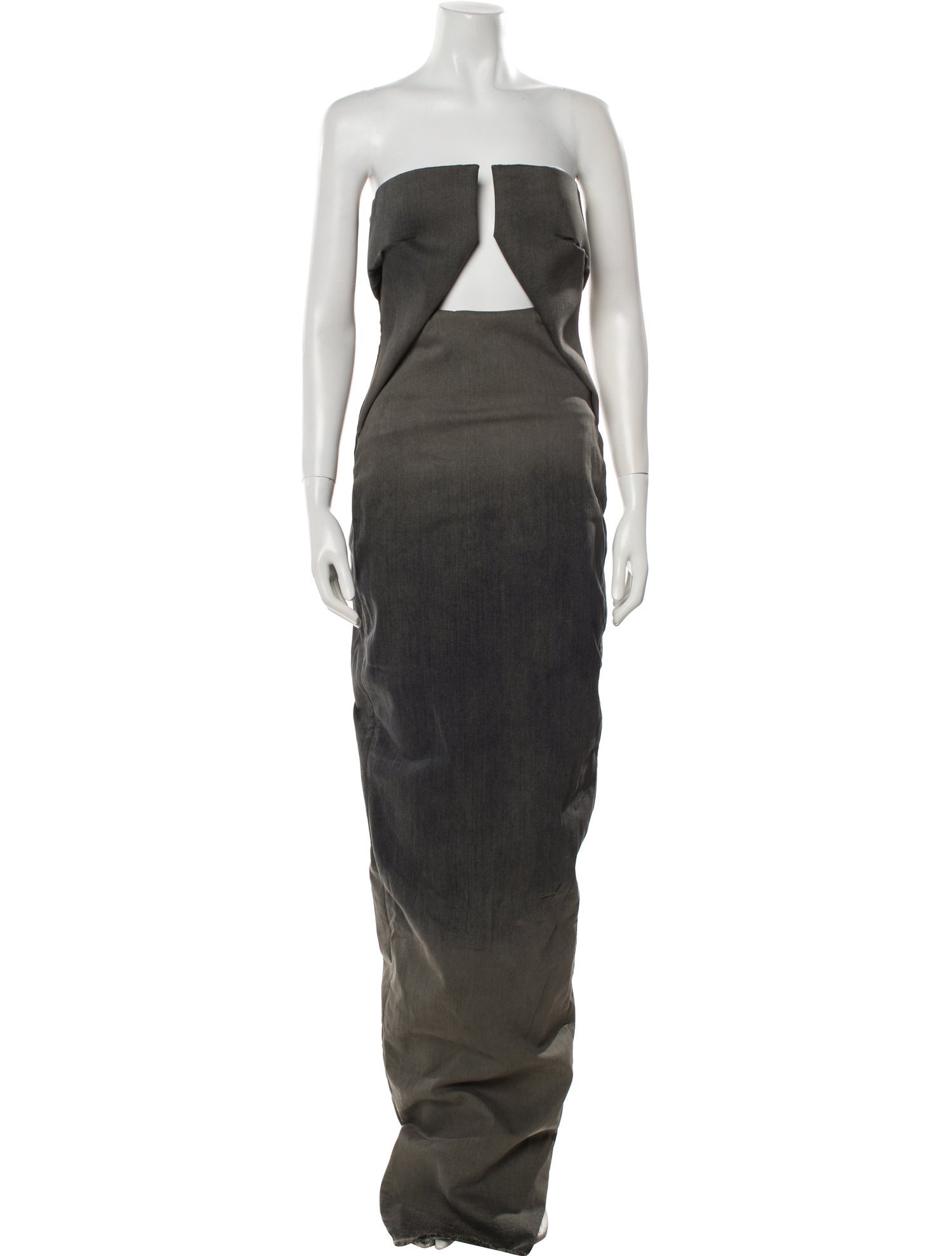 Rick Owens Strapless Long Dress w/ Tags
