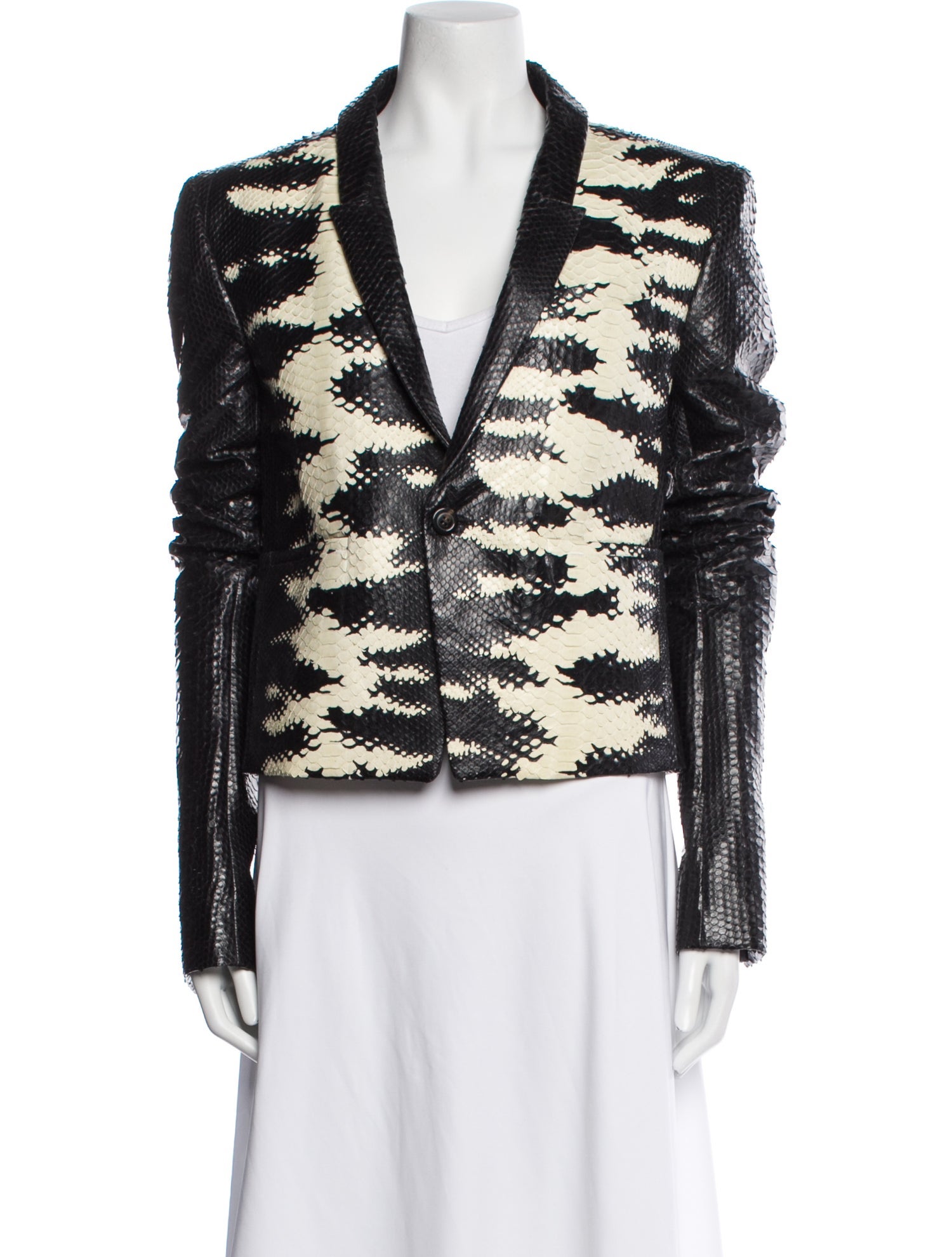 Rick Owens Python Printed Blazer