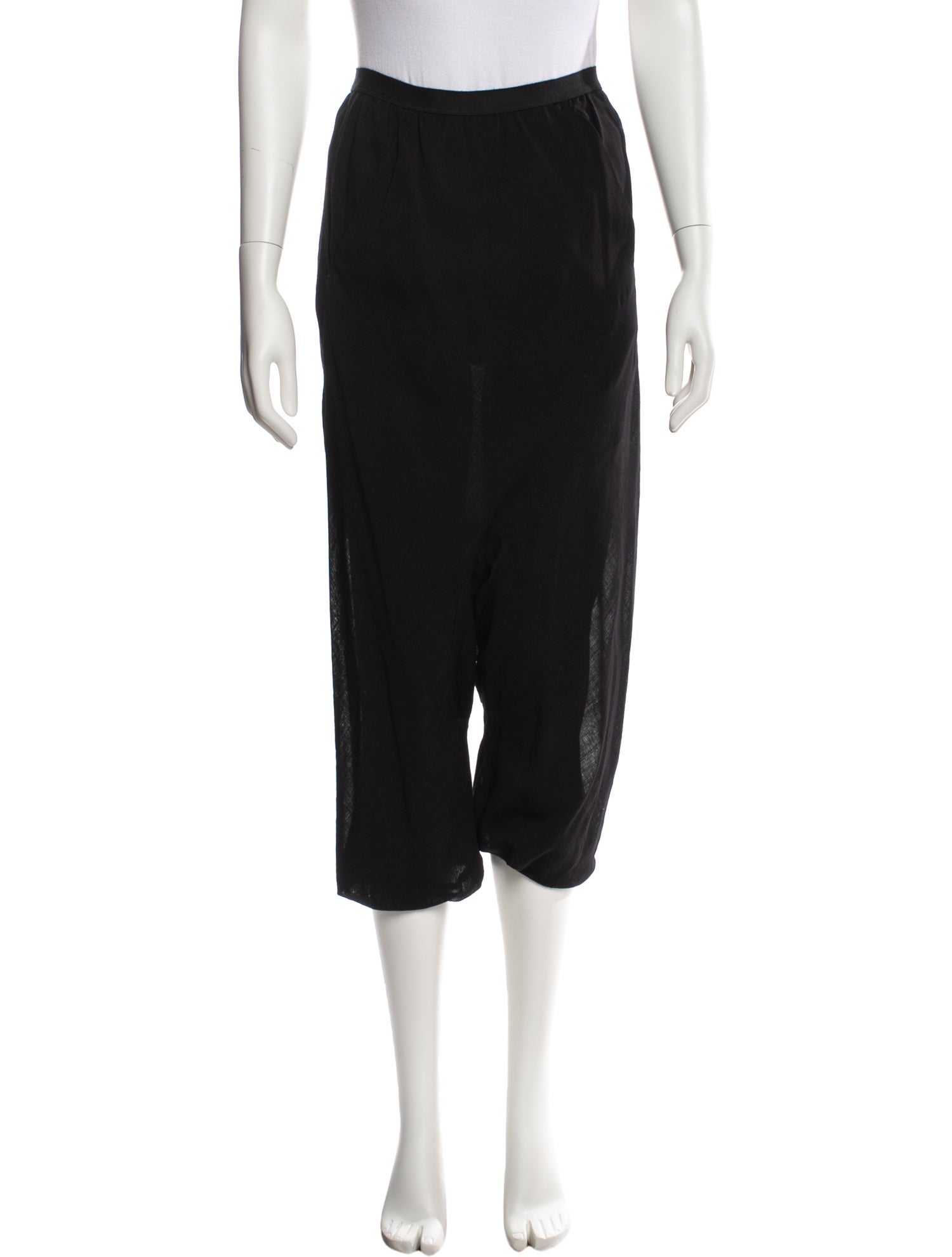 Rick Owens Silk Straight Leg Pants