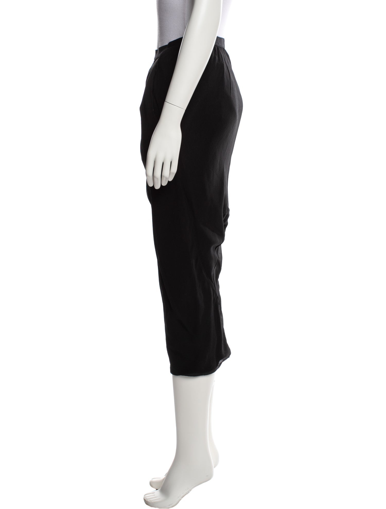 Rick Owens Silk Straight Leg Pants