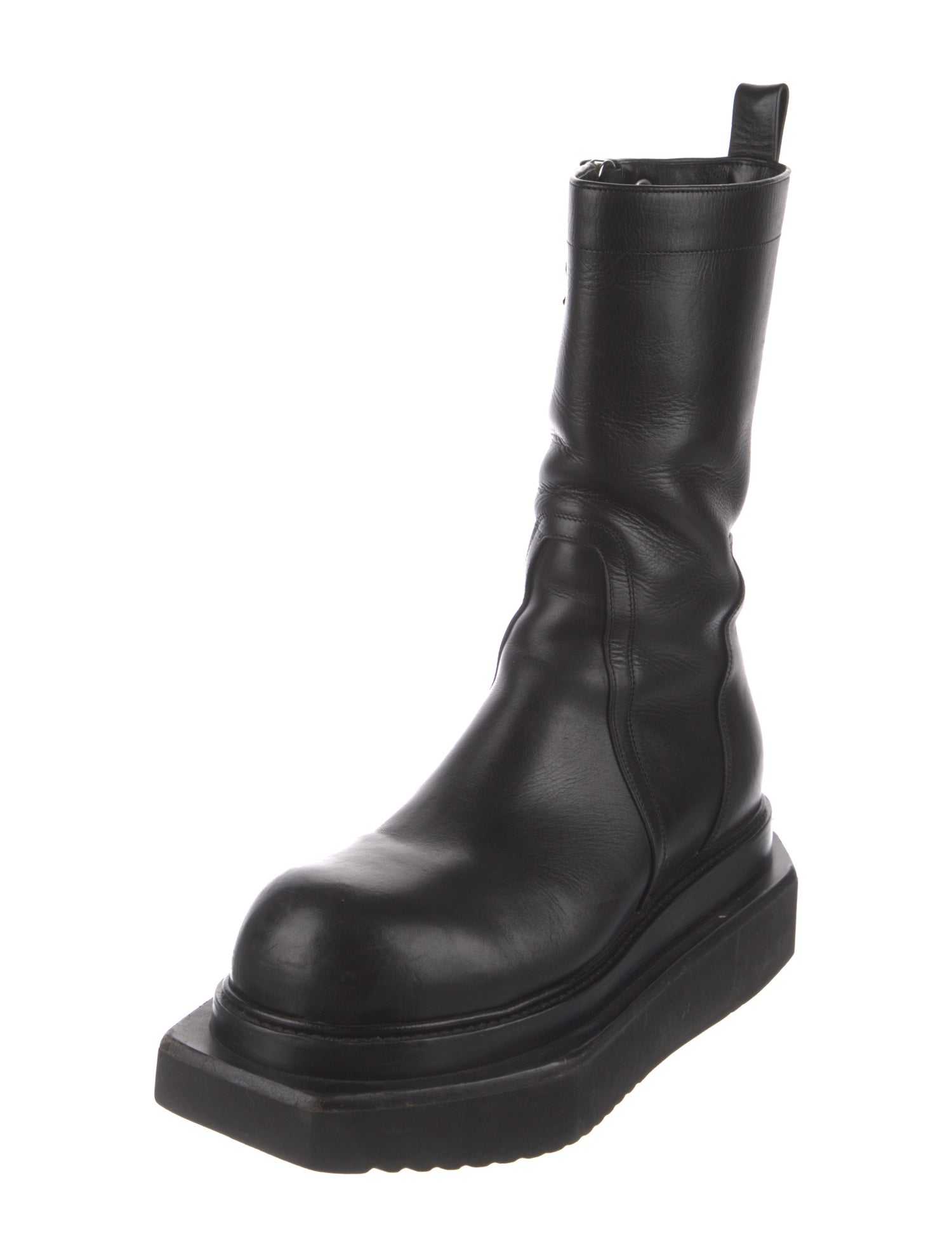 Rick Owens Leather Boots