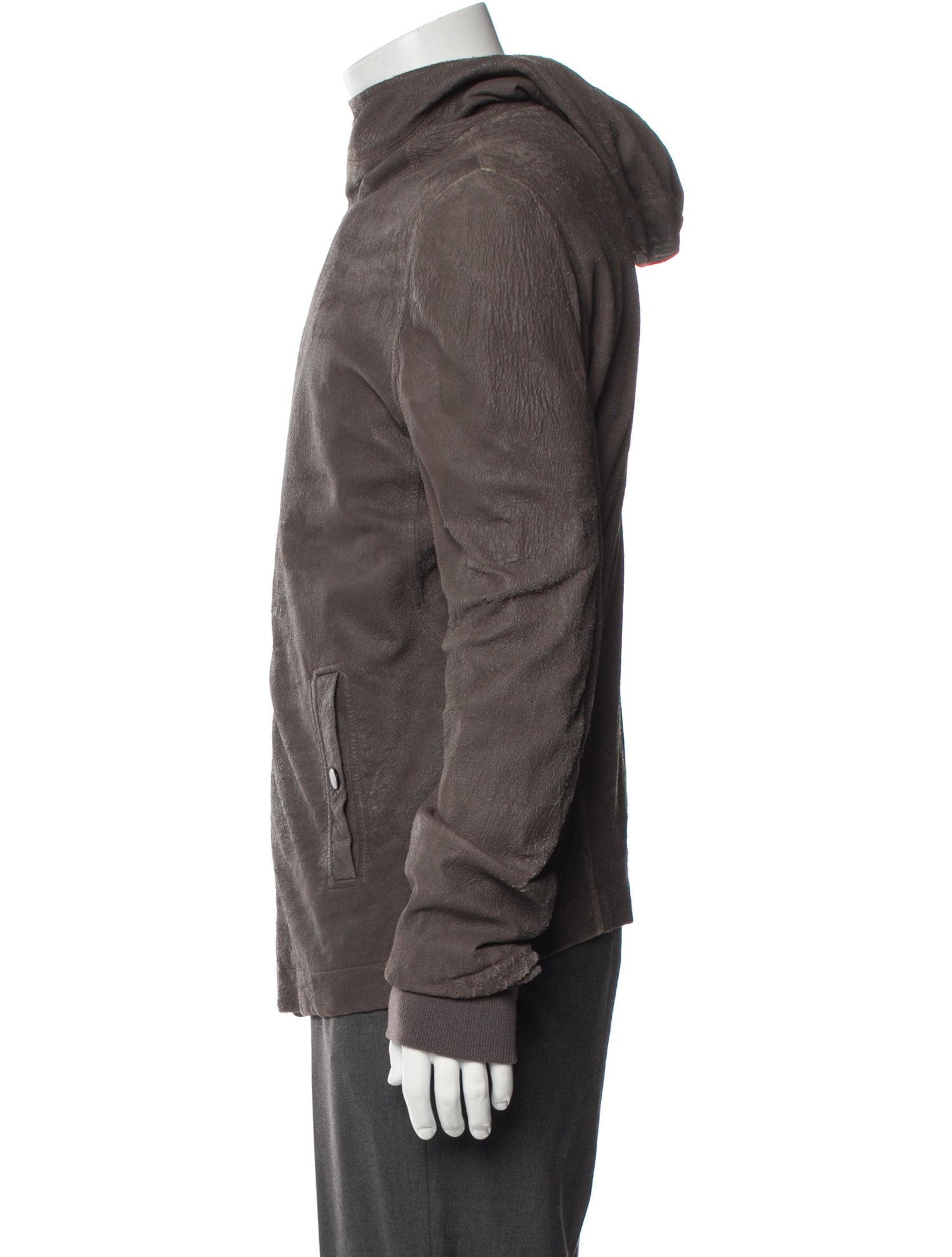 Rick Owens Lamb Leather Moto Jacket
