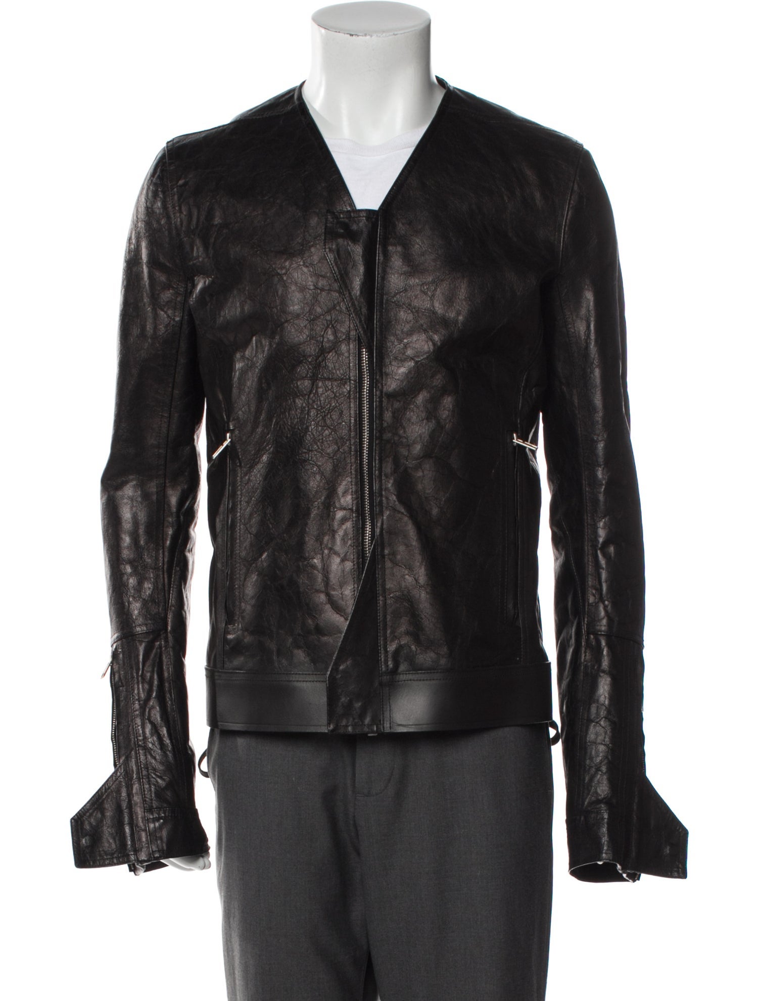 Rick Owens Leather Moto Jacket