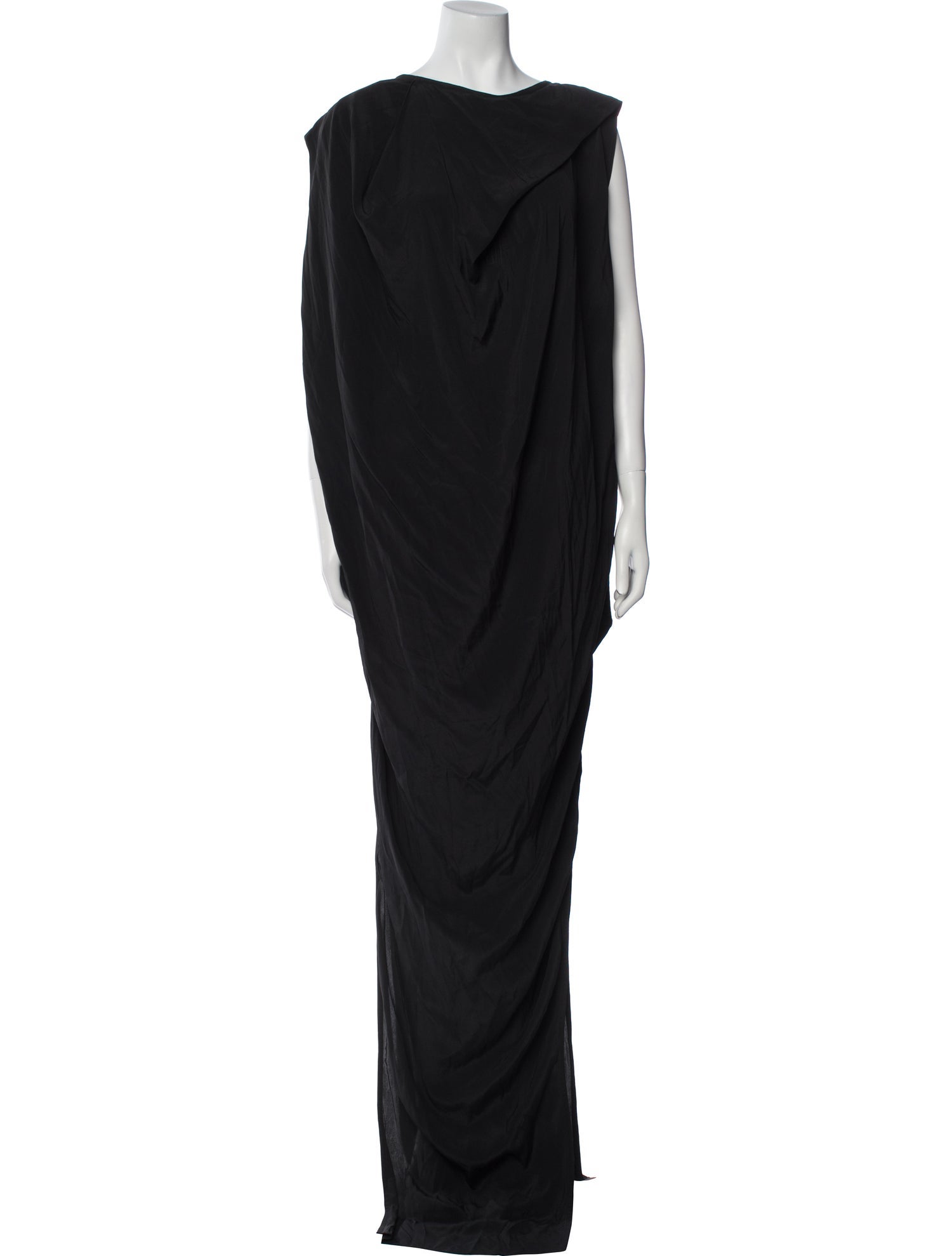 Rick Owens Cowl Neck Long Dress