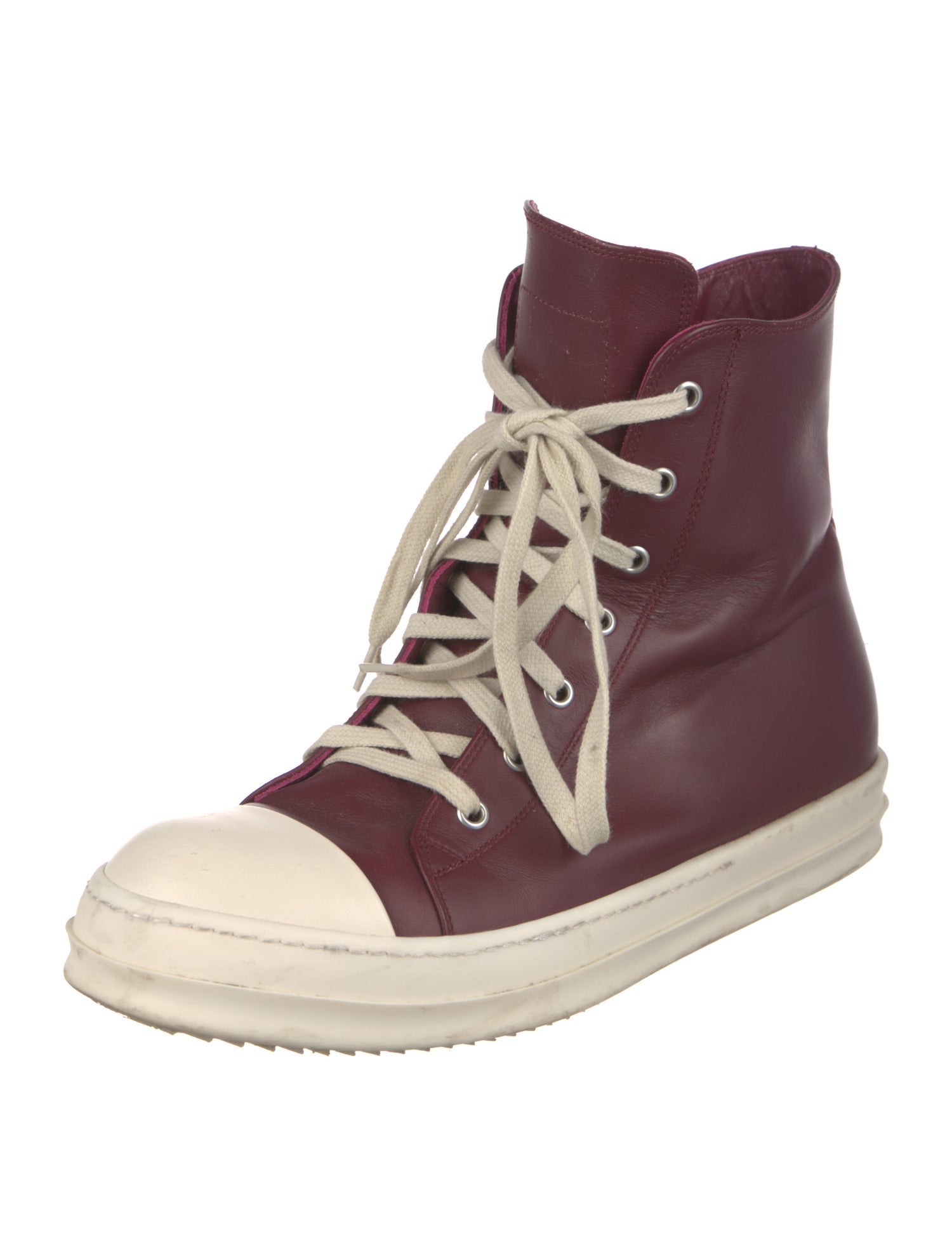 Rick Owens Leather Sneakers