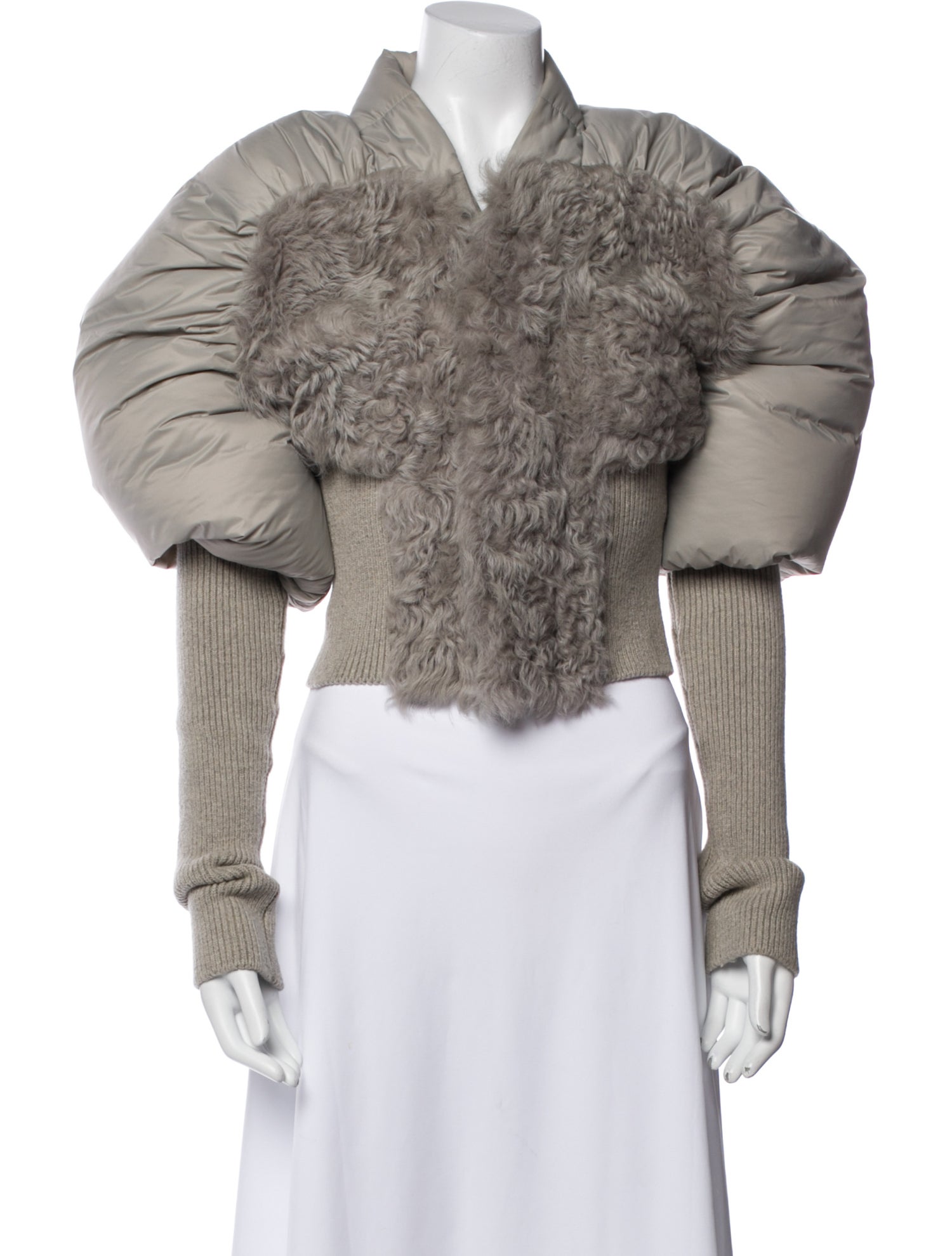 Rick Owens Shearling Fur Jacket