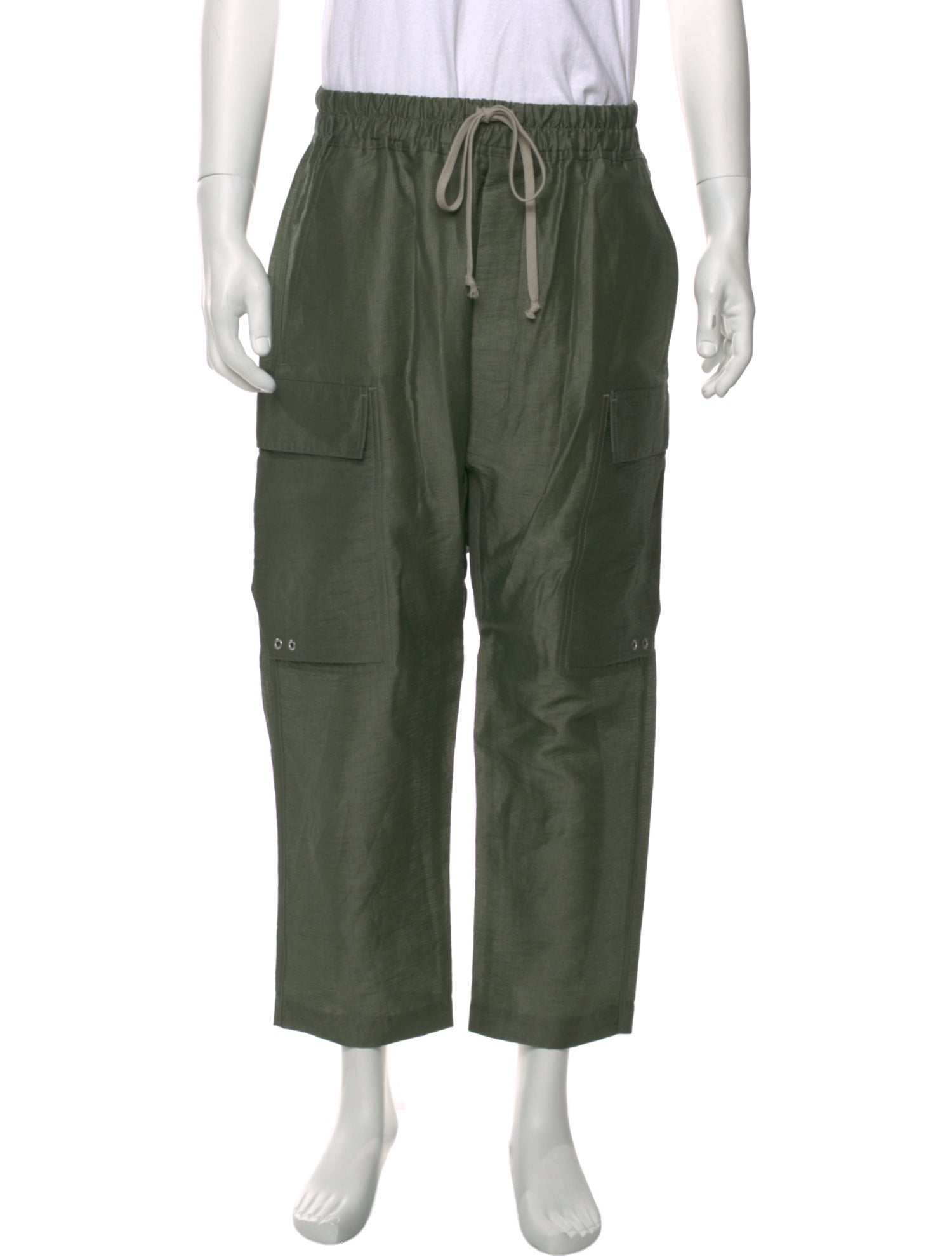 Rick Owens Linen Cargo Pants