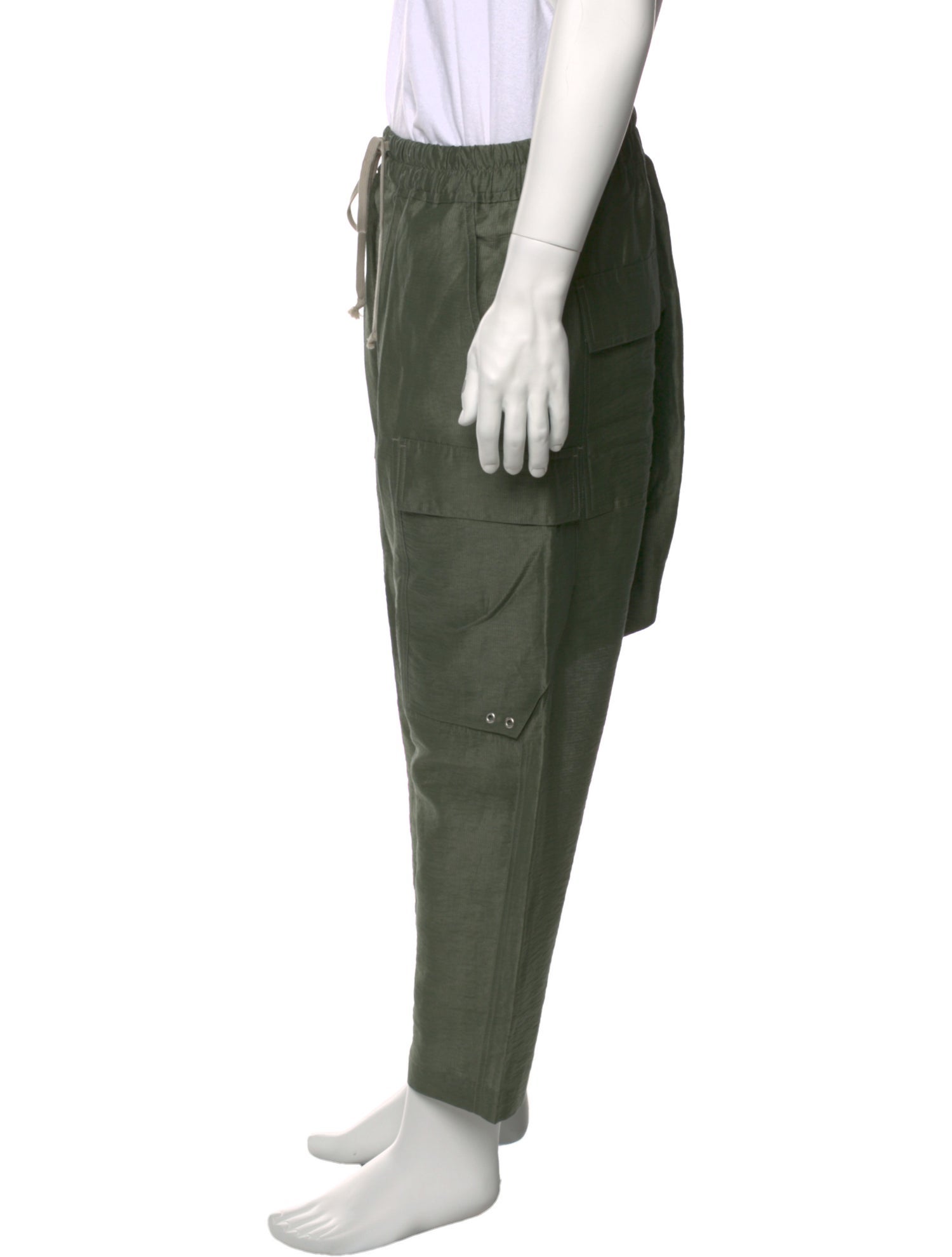 Rick Owens Linen Cargo Pants