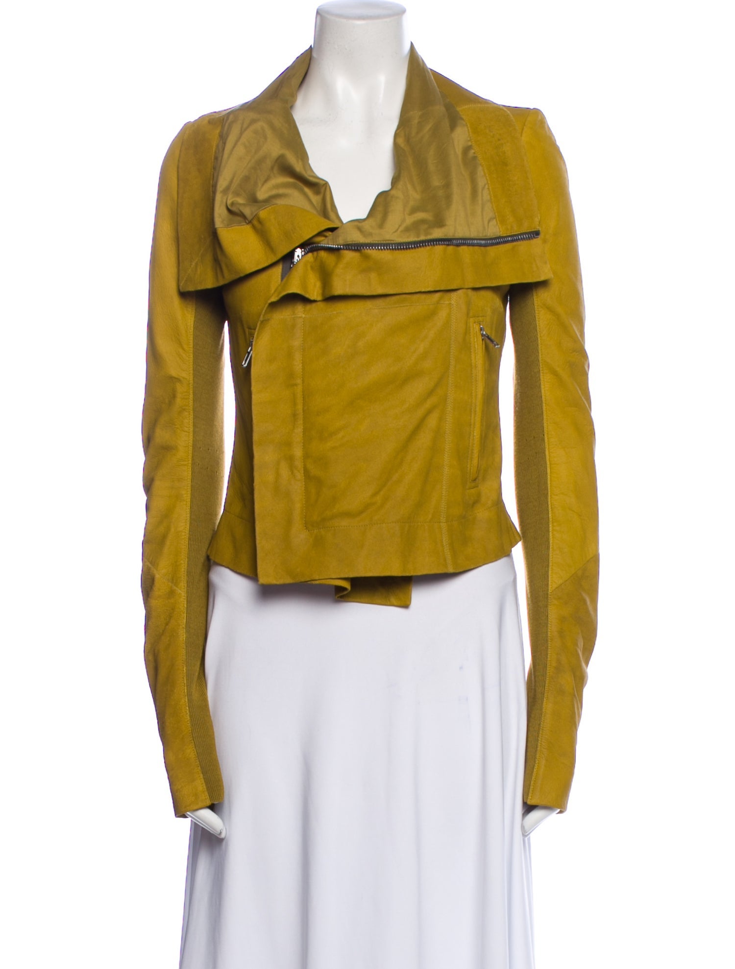 Rick Owens Leather Biker Jacket