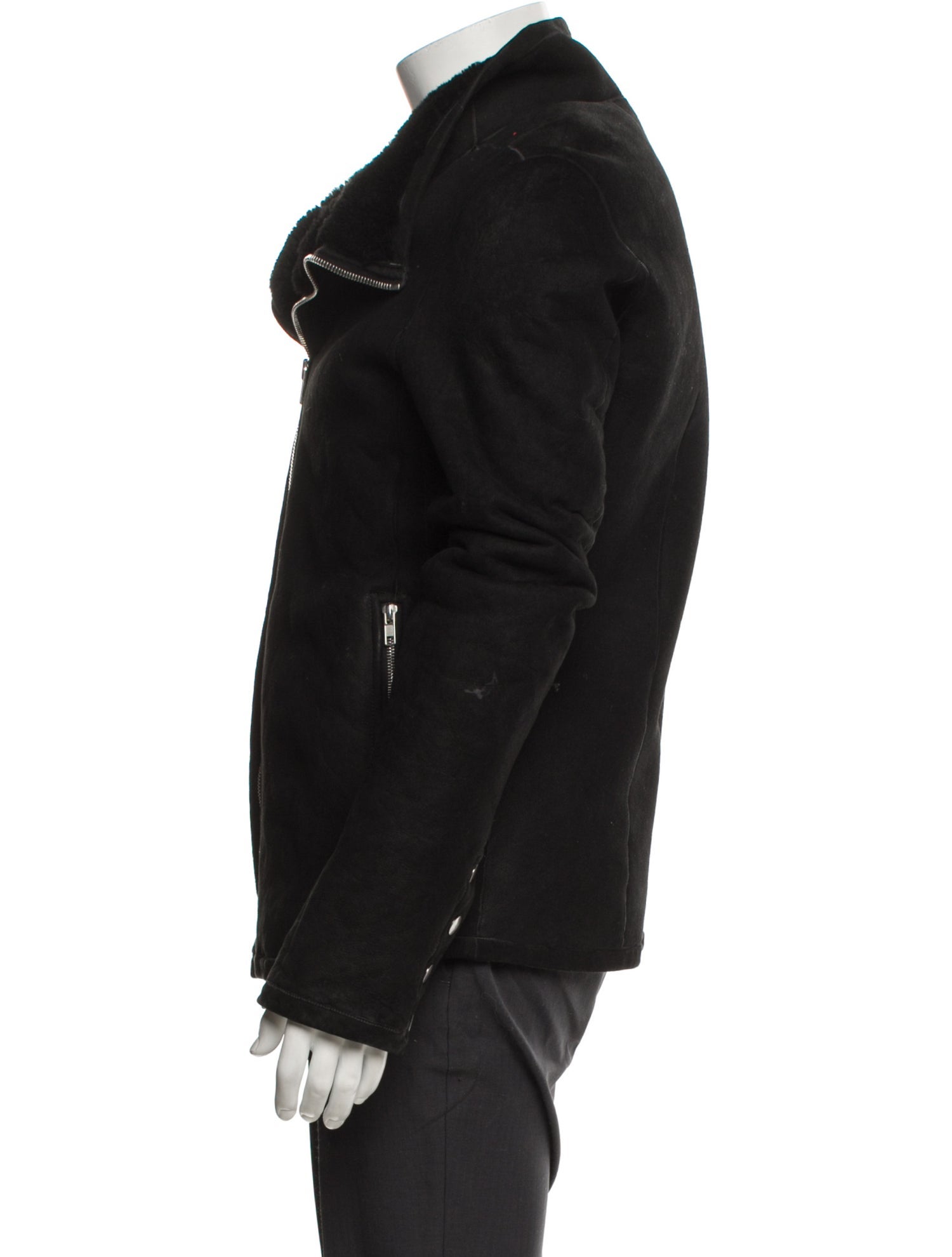 Rick Owens Lamb Leather Moto Jacket