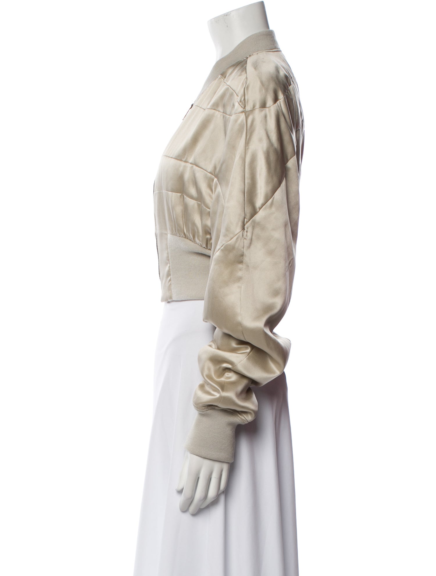 Rick Owens Satin Bomber Jacket