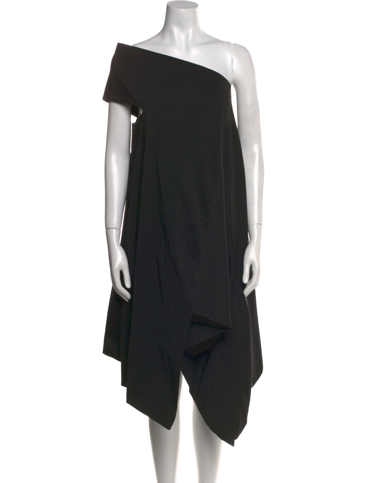 Rick Owens One-Shoulder Knee-Length Dress