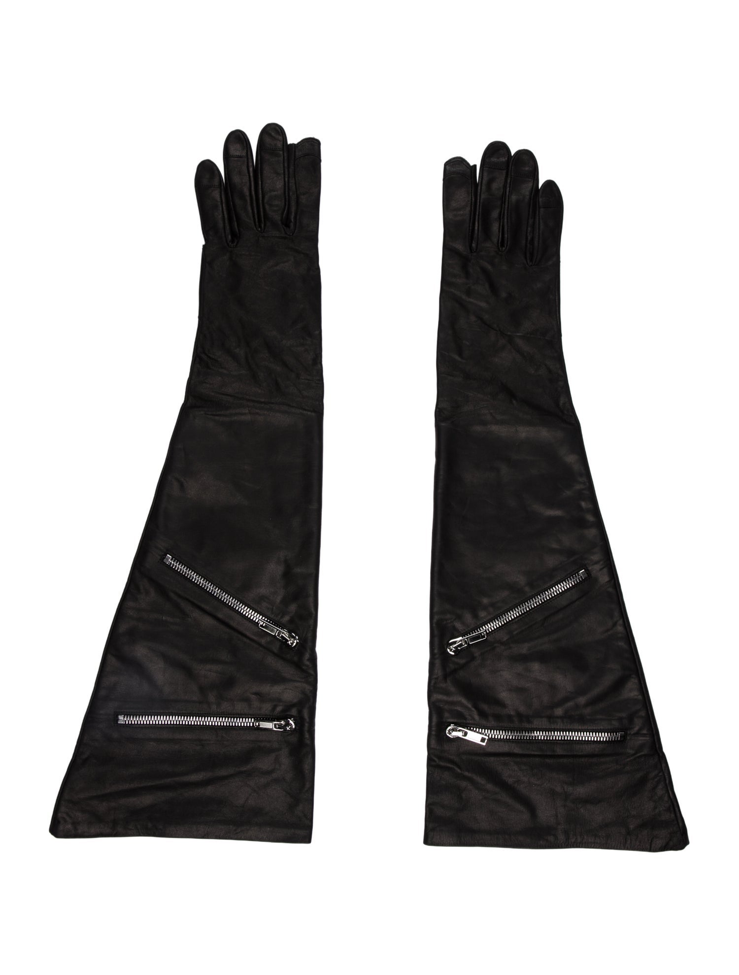 Rick Owens Solid Leather Gloves