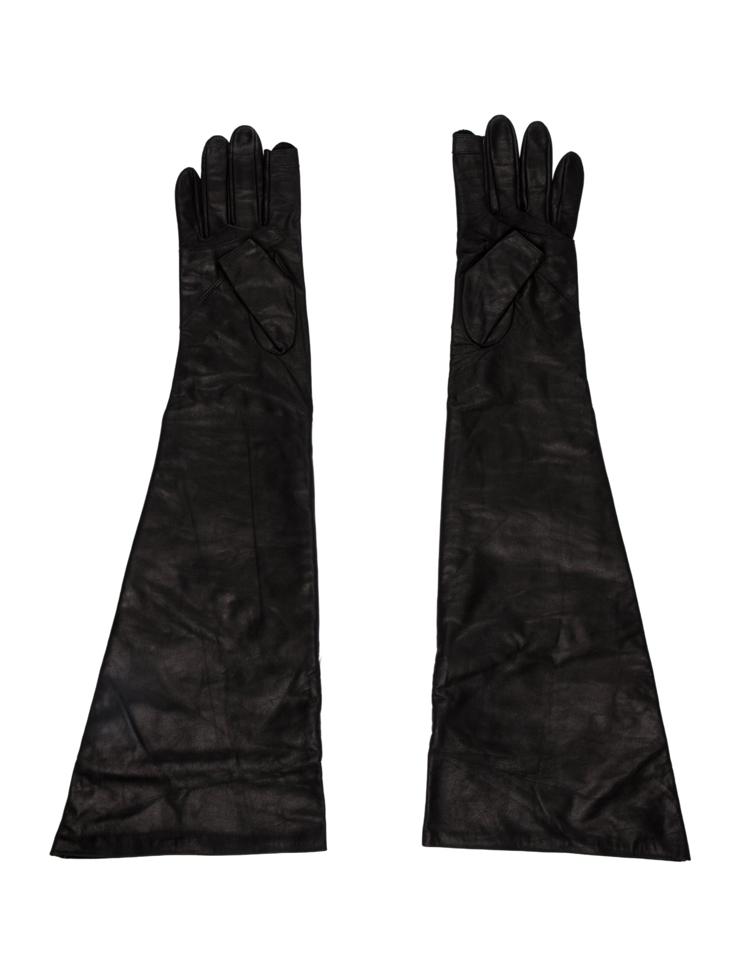 Rick Owens Solid Leather Gloves