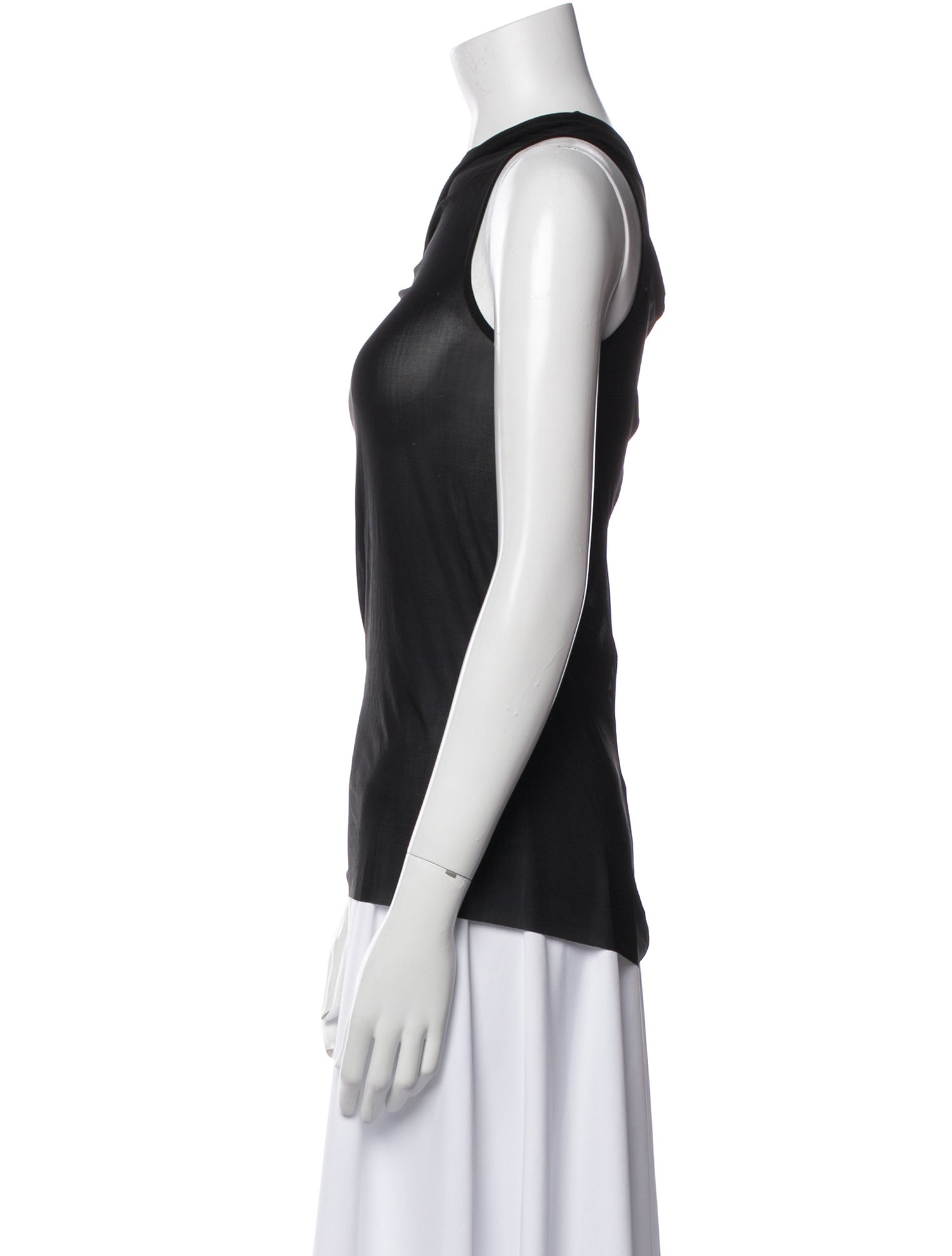 Rick Owens One-Shoulder Sleeveless Top