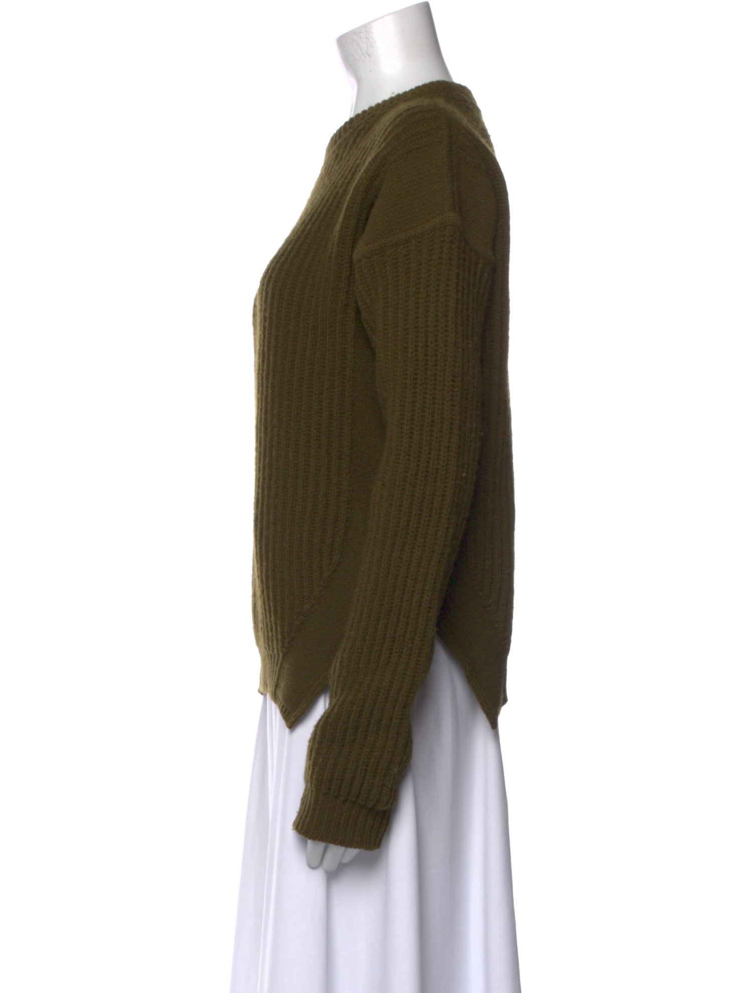 Rick Owens Virgin Wool Crew Neck Sweater