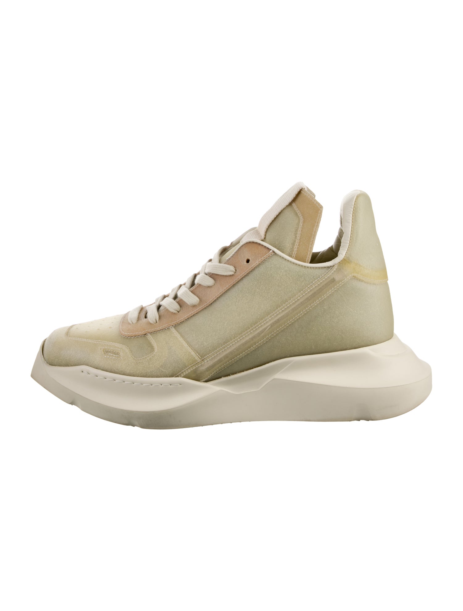 Rick Owens Leather Athletic Sneakers
