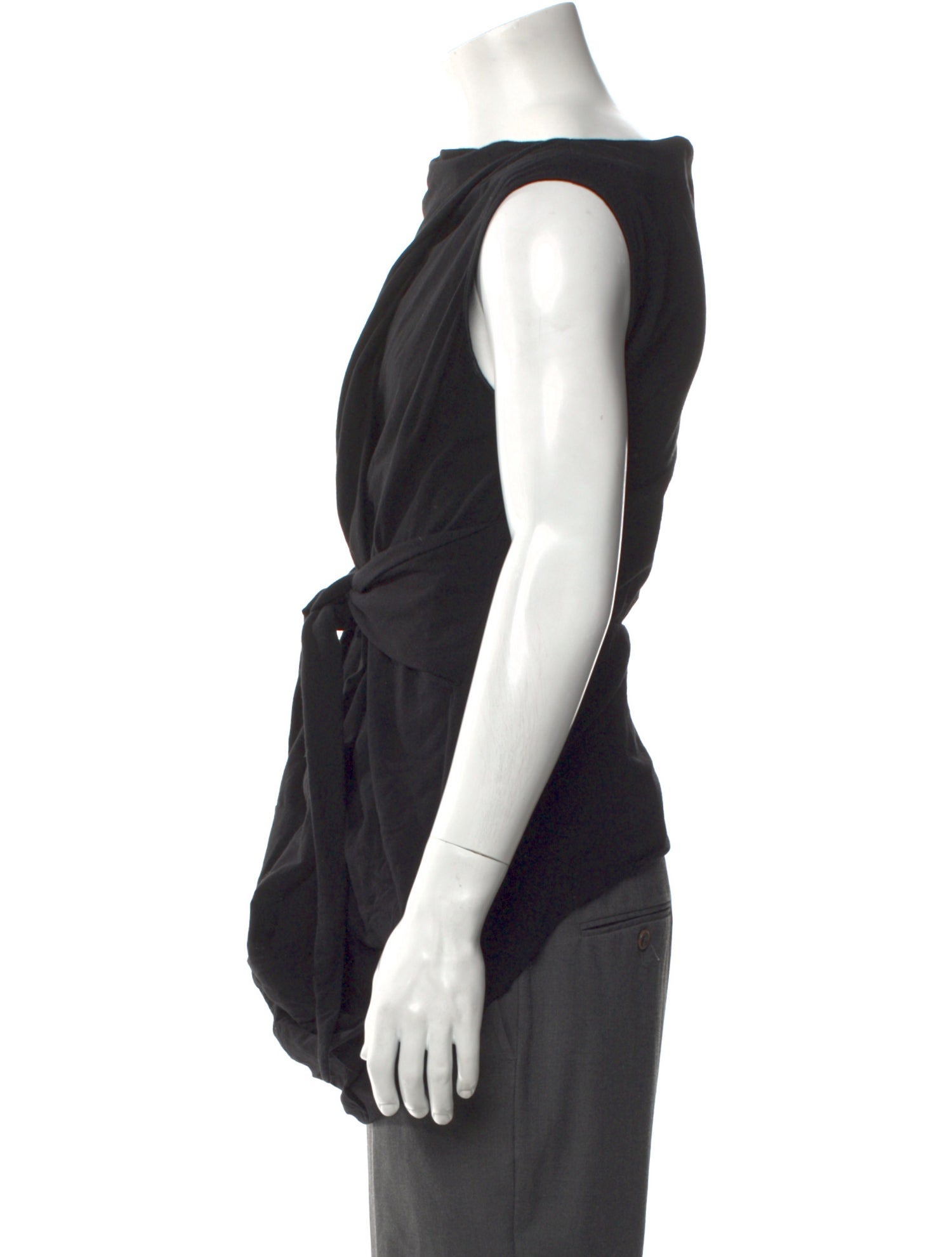 Rick Owens Scoop Neck Sleeveless Tank