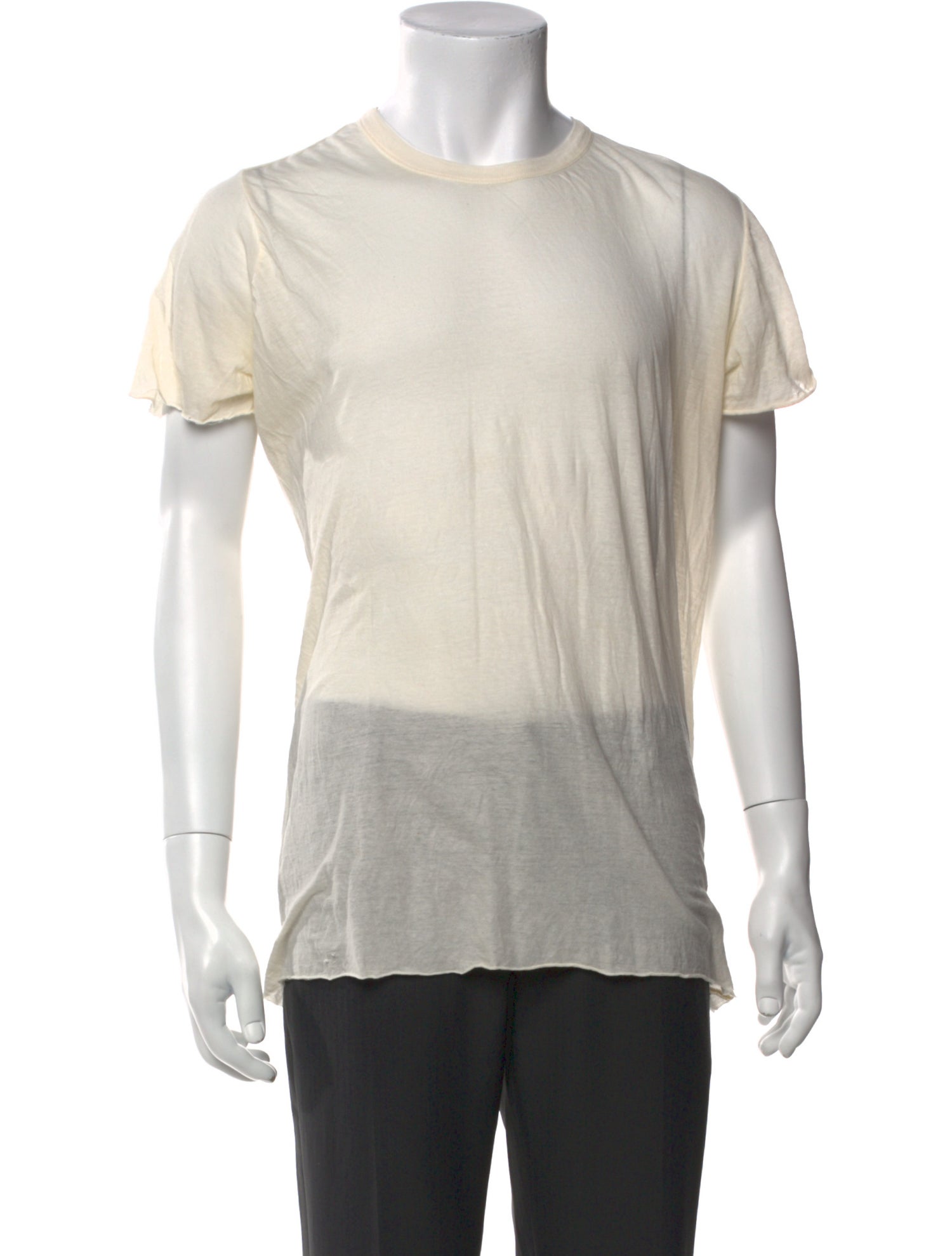 Rick Owens Crew Neck Short Sleeve T-Shirt