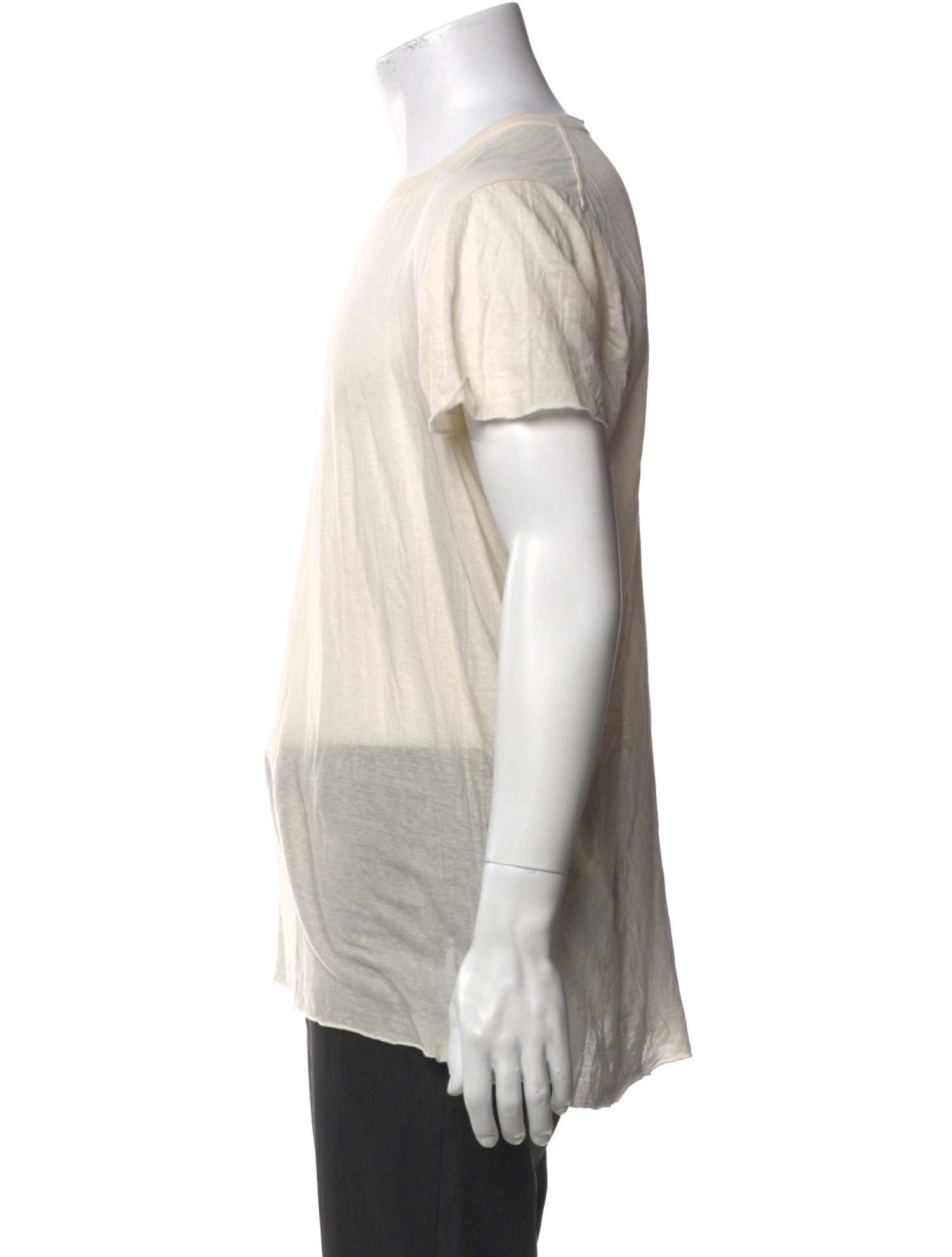 Rick Owens Crew Neck Short Sleeve T-Shirt