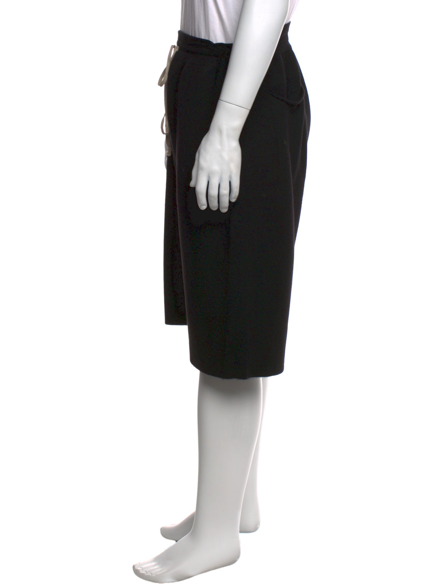 Rick Owens Cashmere Jogger Shorts