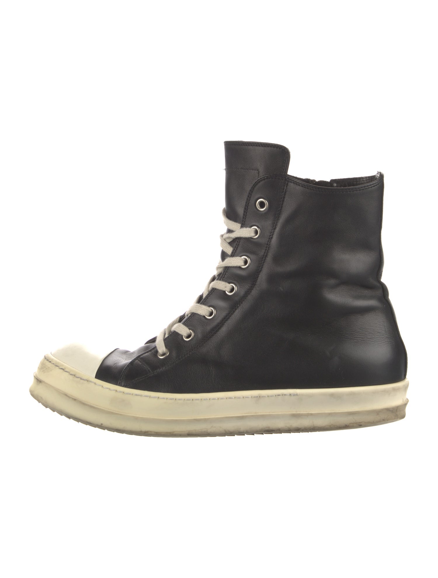 Rick Owens Leather Sneakers