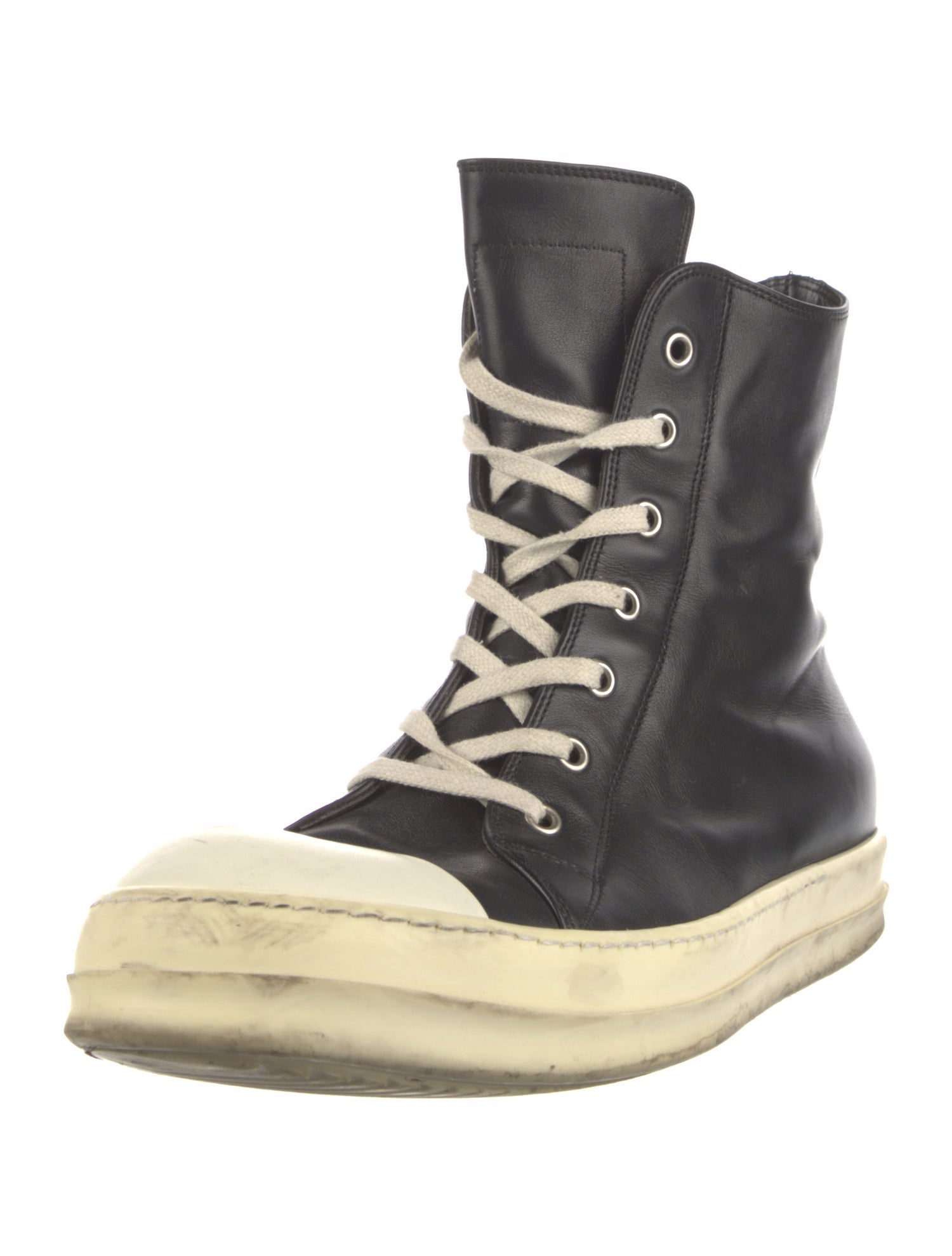 Rick Owens Leather Sneakers