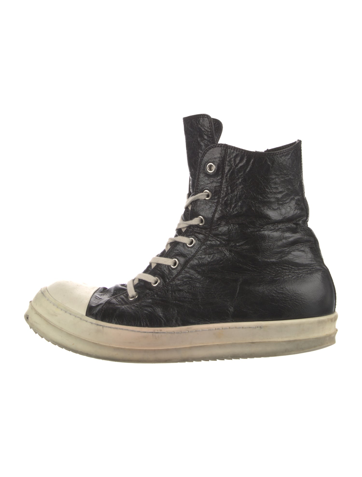 Rick Owens Leather Sneakers