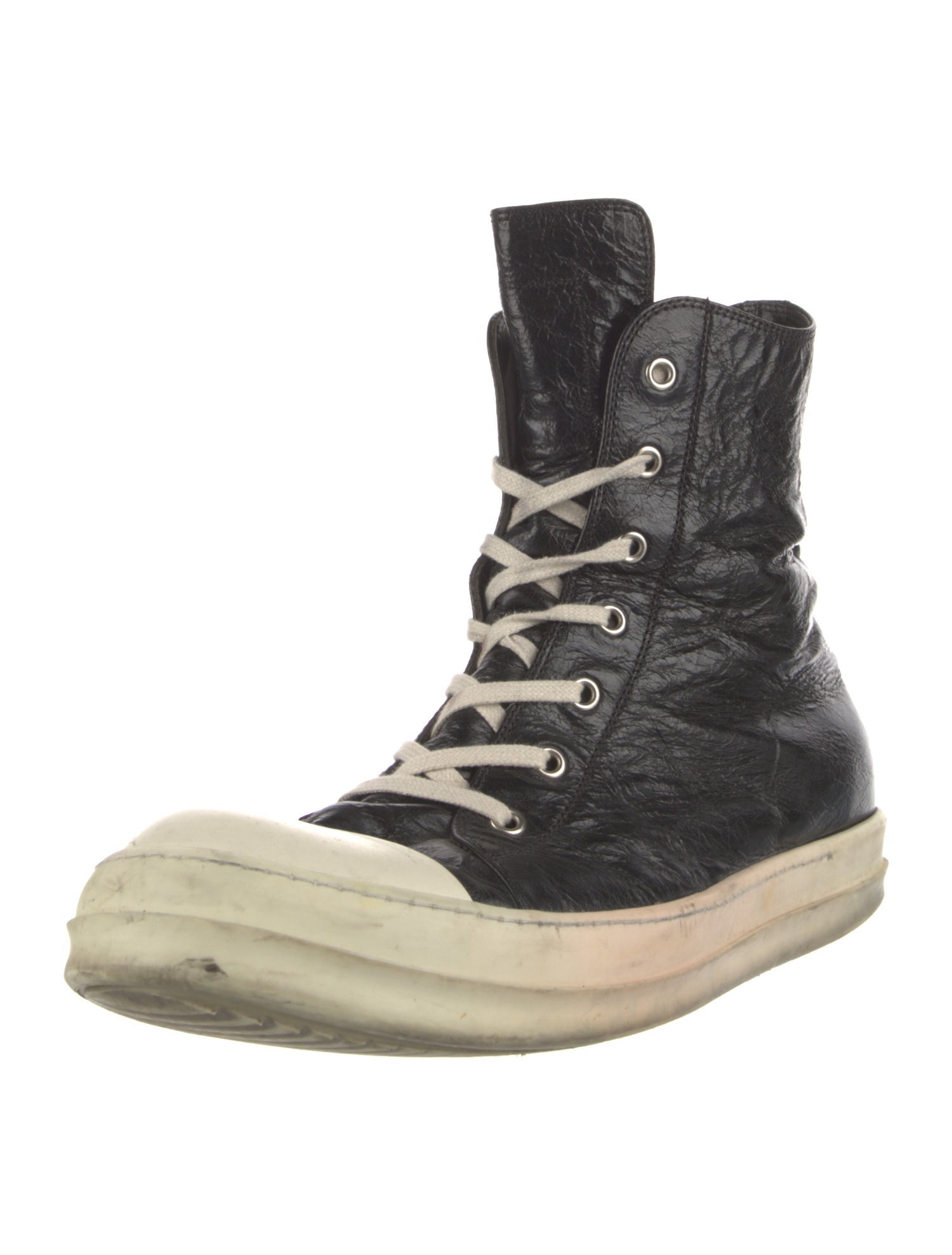 Rick Owens Leather Sneakers