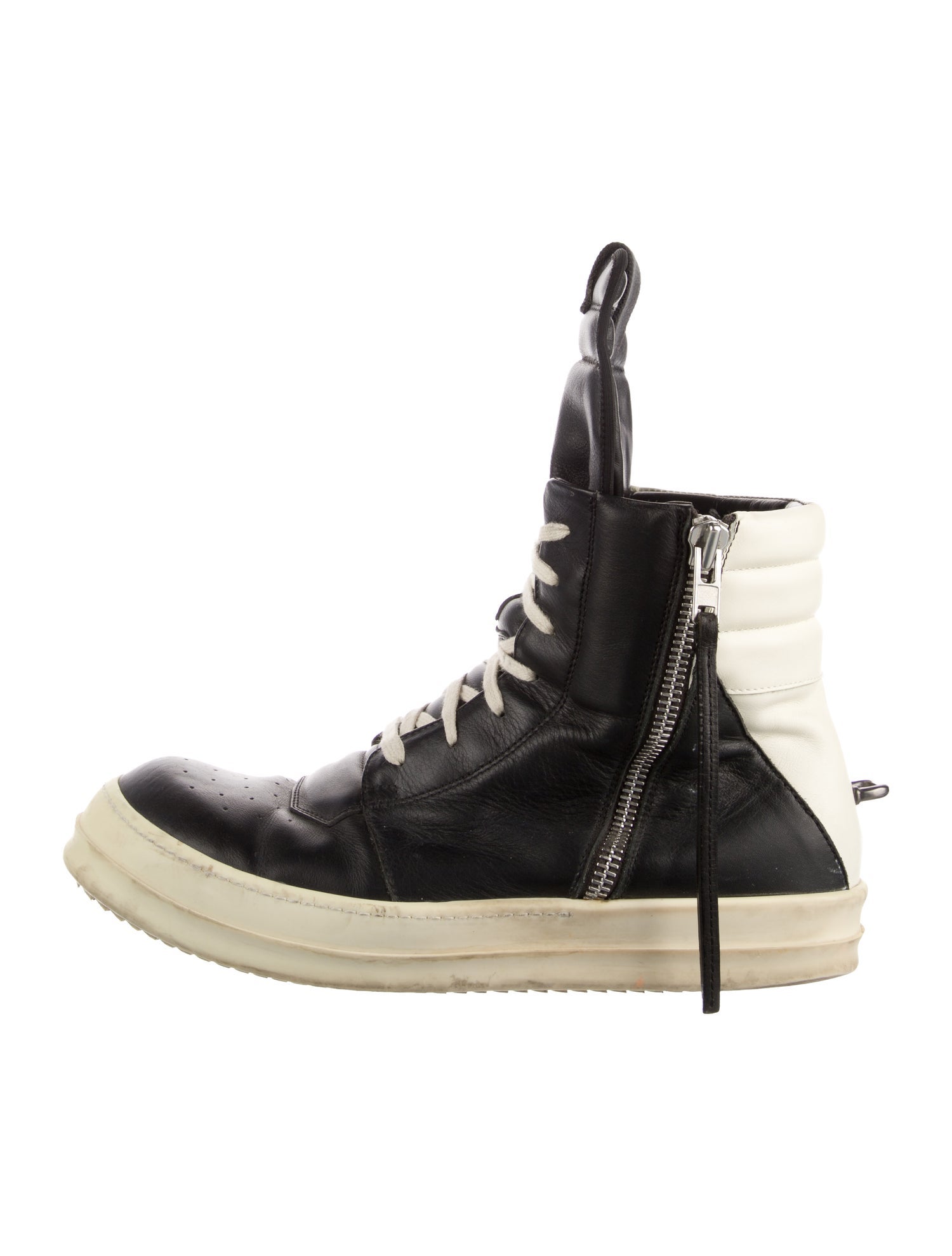 Rick Owens Leather Sneakers