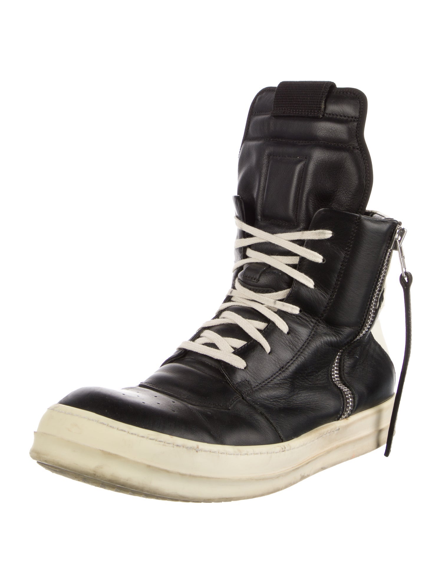 Rick Owens Leather Sneakers