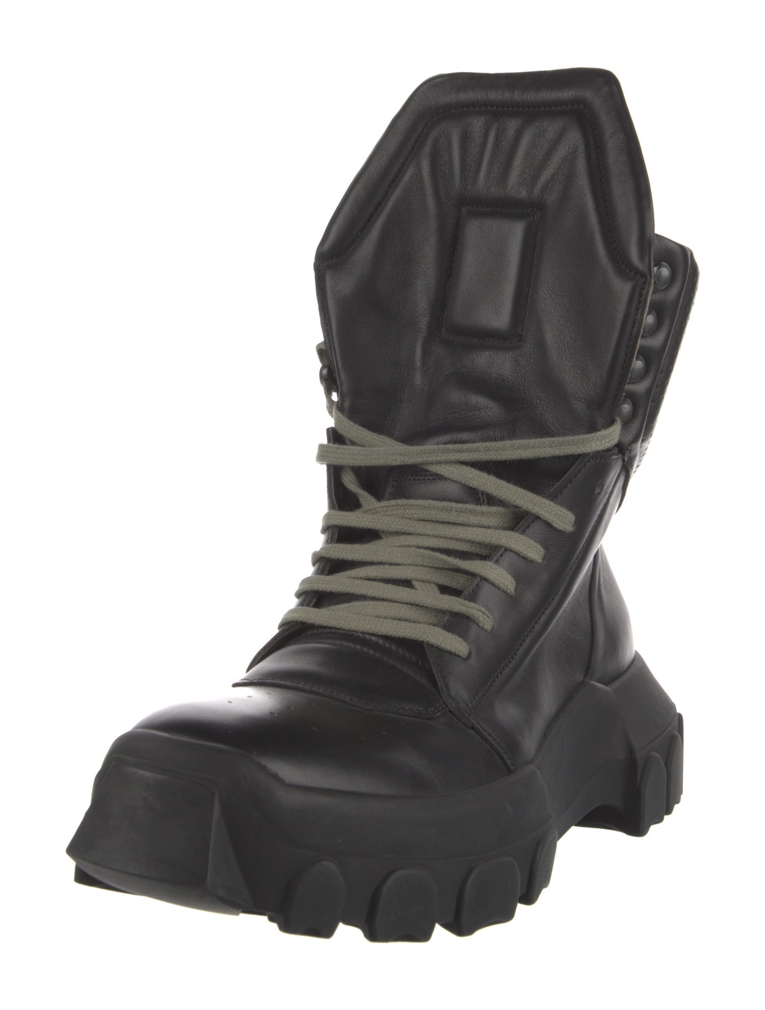 Rick Owens Leather Sneakers