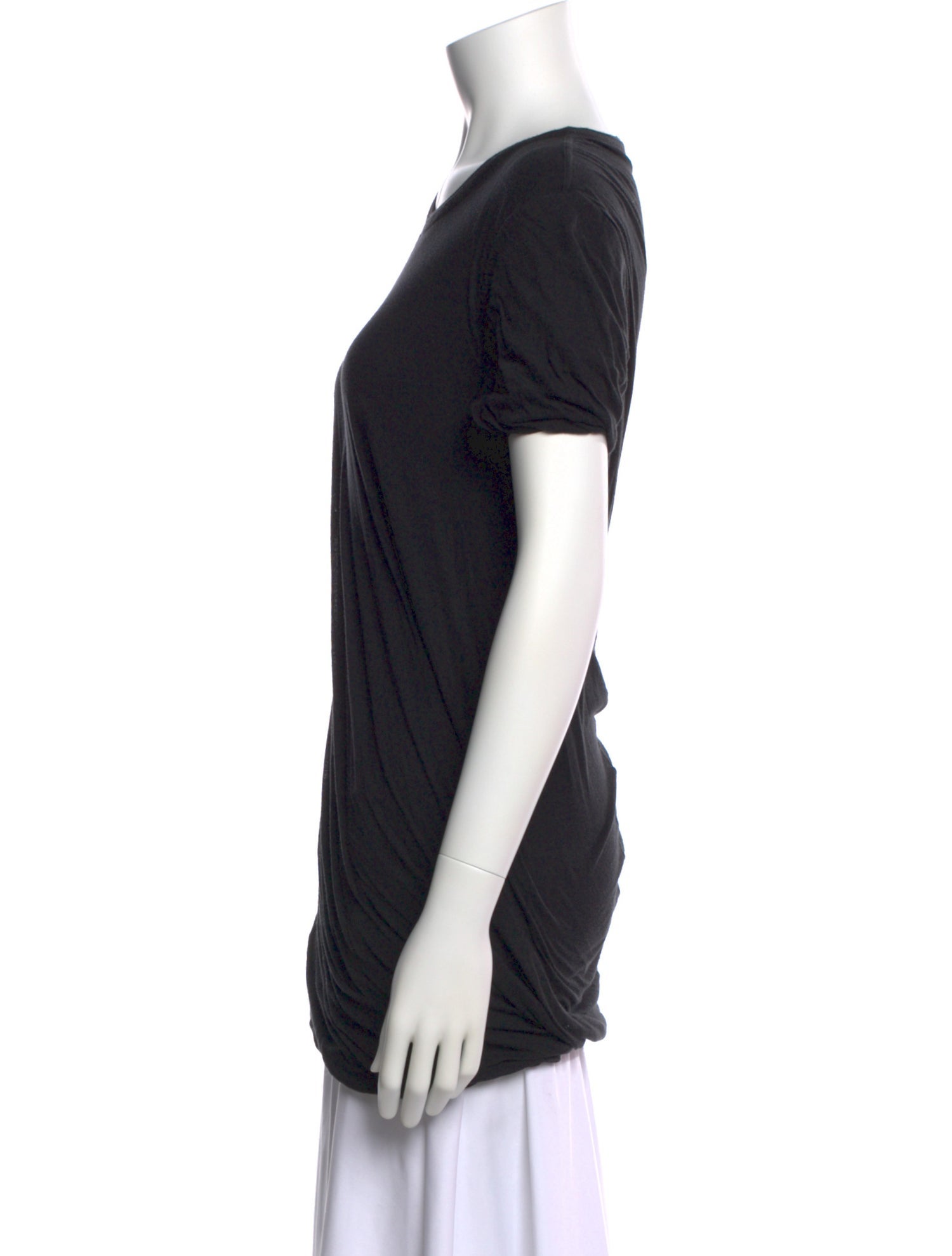 Rick Owens Crew Neck Short Sleeve T-Shirt