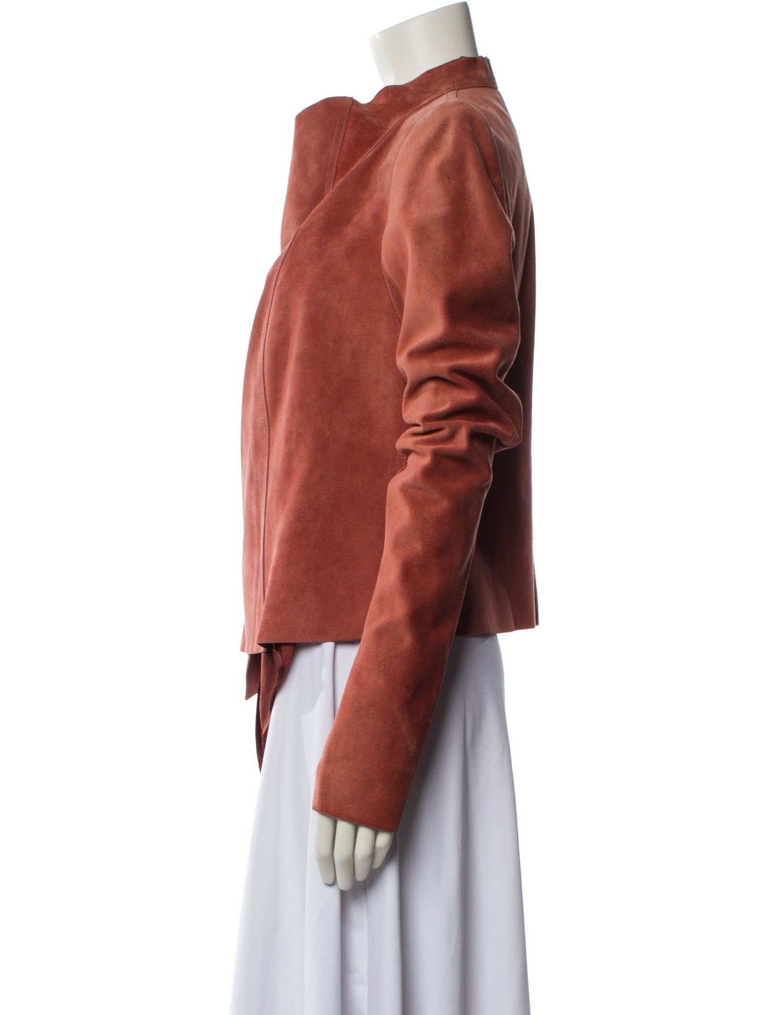 Rick Owens Calf Leather Biker Jacket