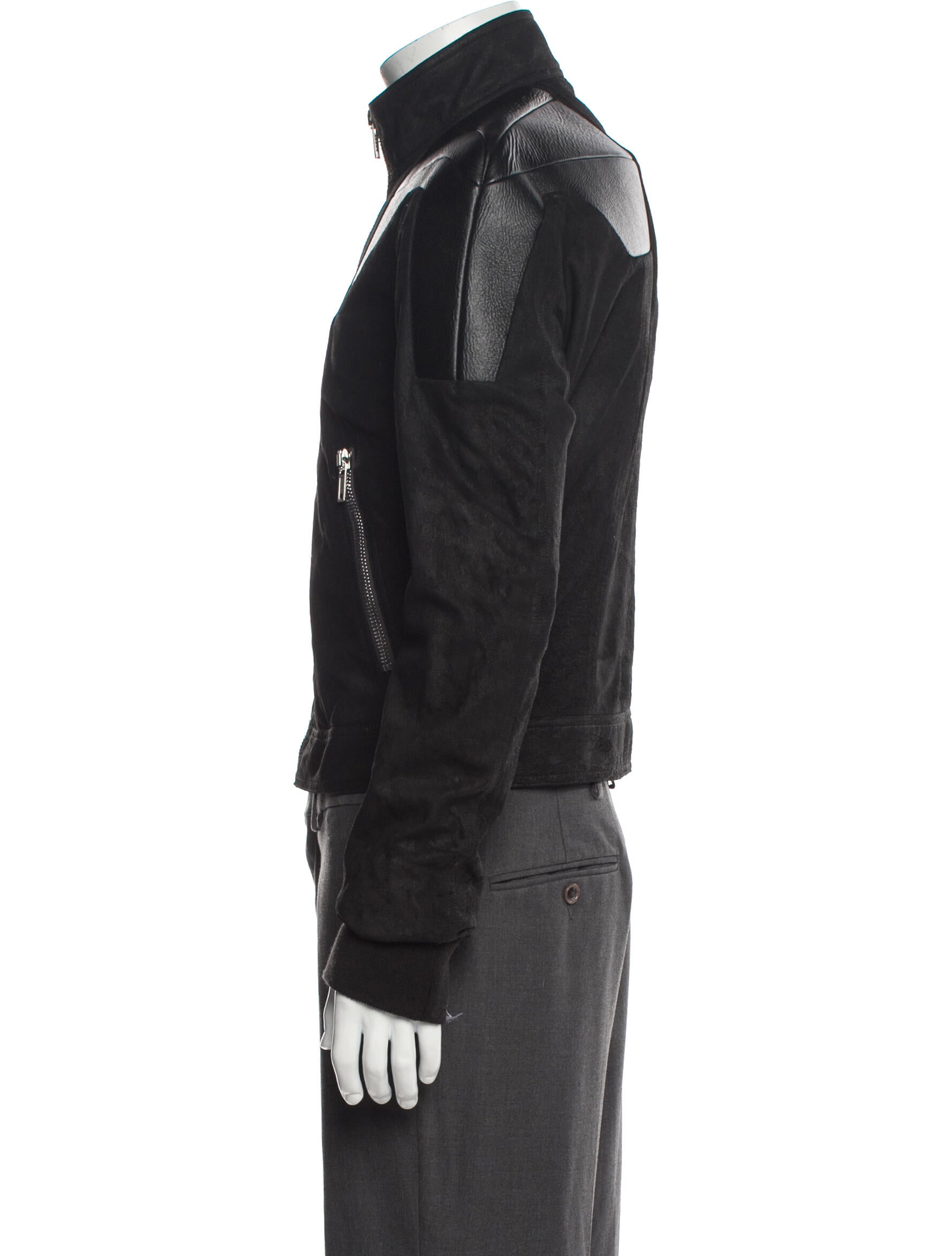 Rick Owens Lamb Leather Moto Jacket