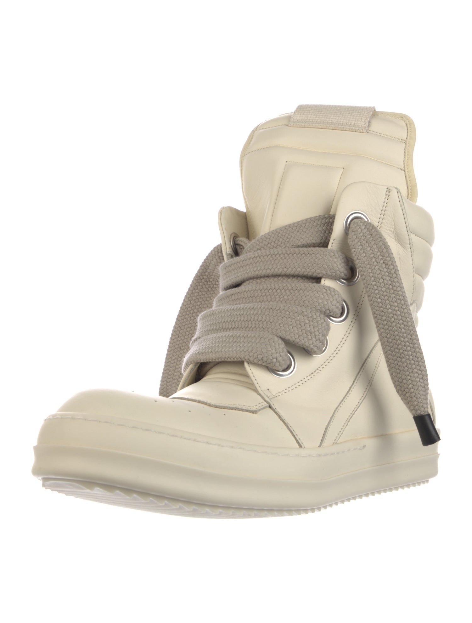 Rick Owens Leather Combat Boots