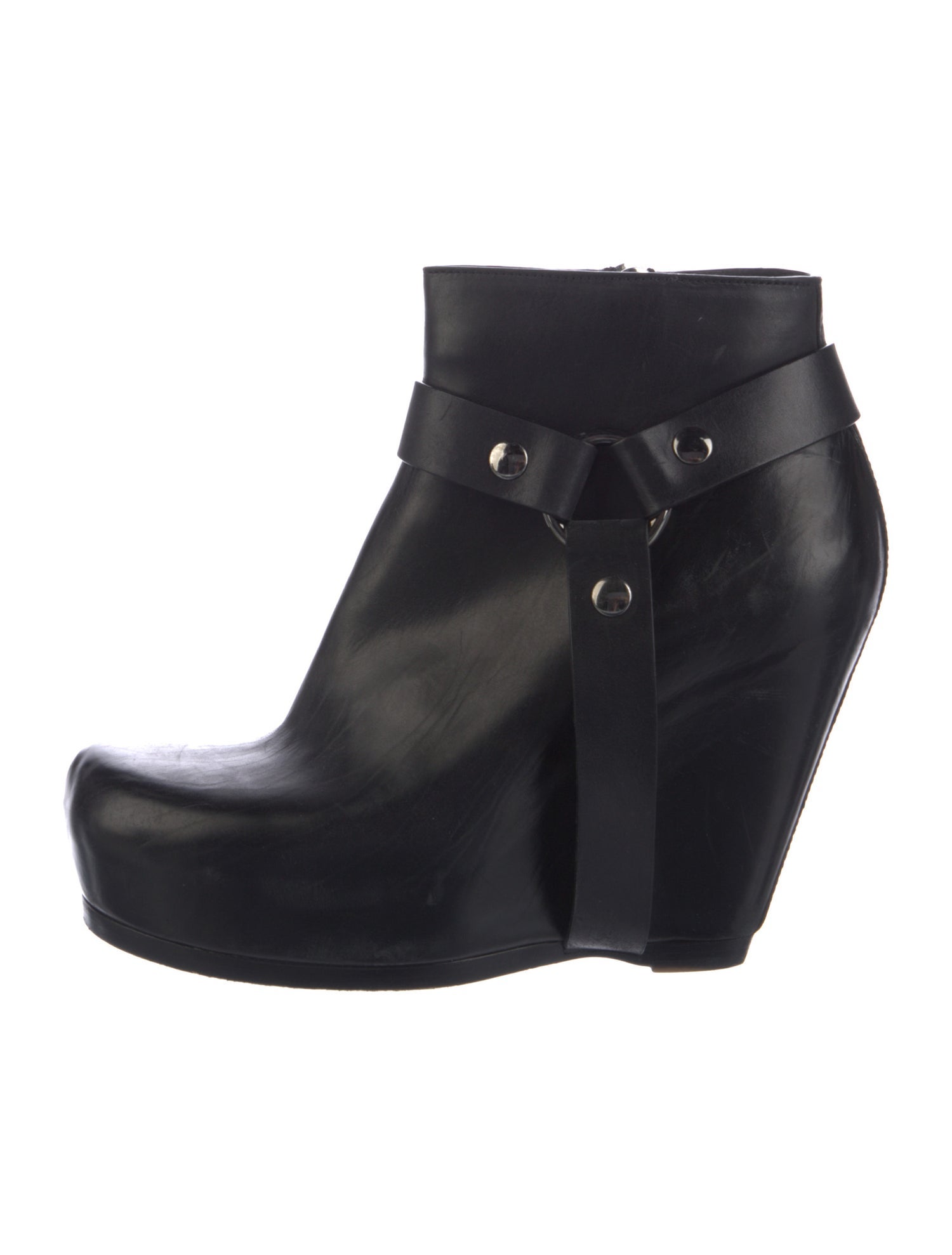 Rick Owens Leather Boots