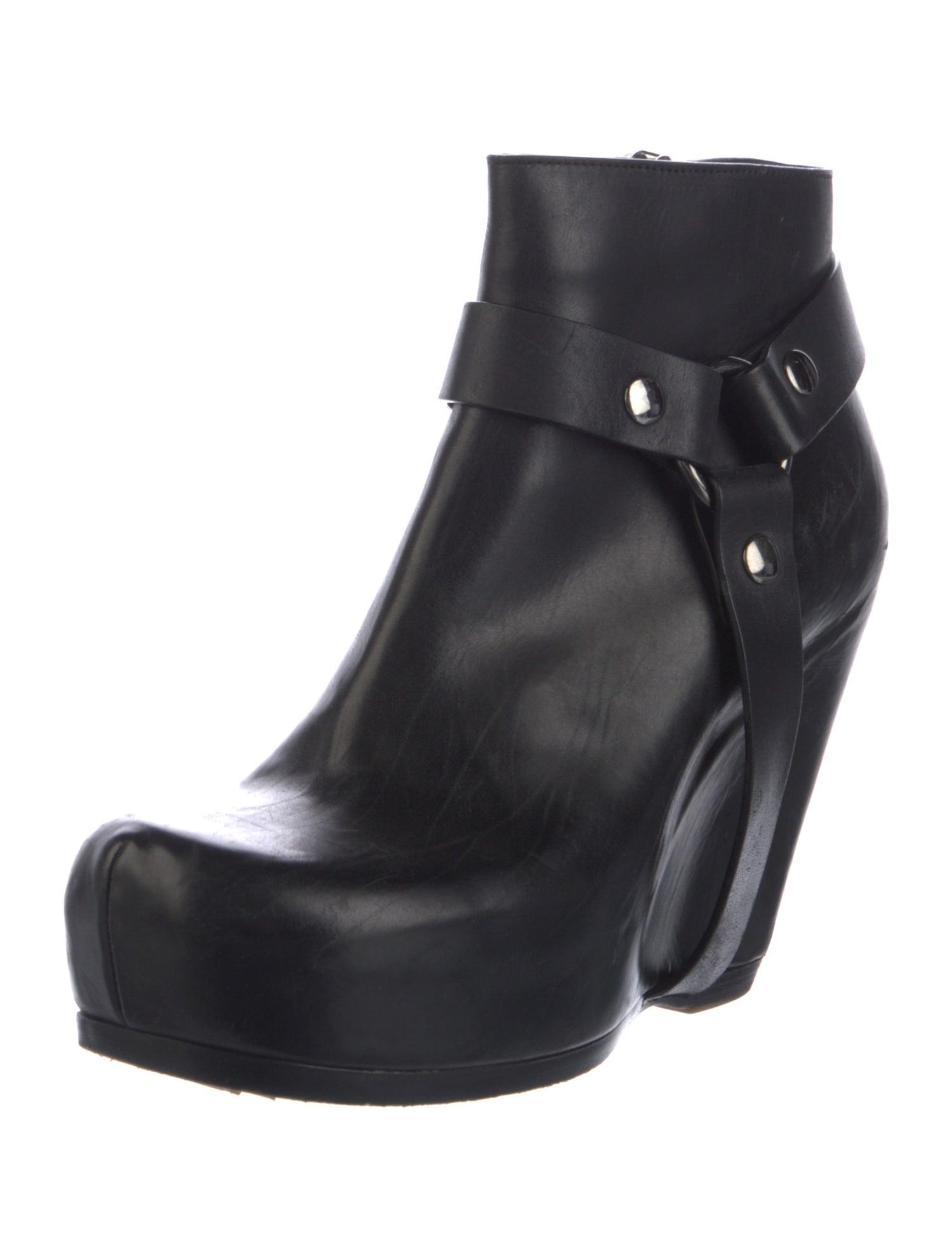 Rick Owens Leather Boots