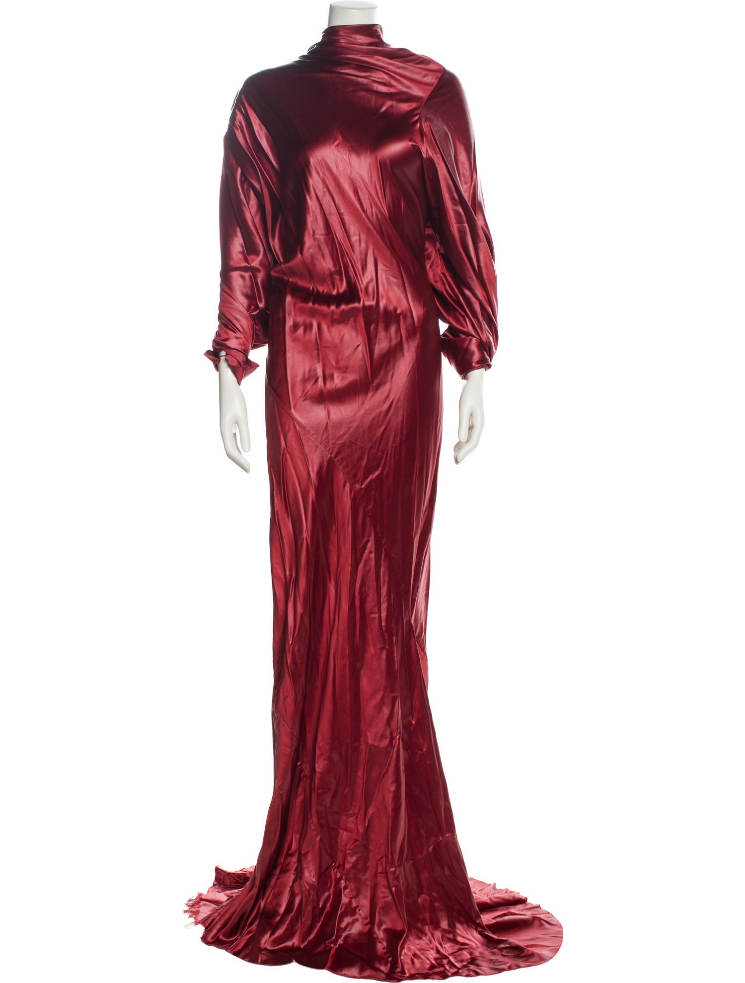 Rick Owens Cowl Neck Long Dress