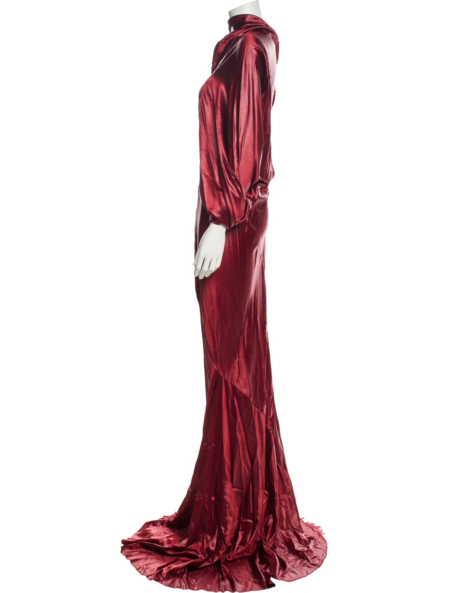 Rick Owens Cowl Neck Long Dress