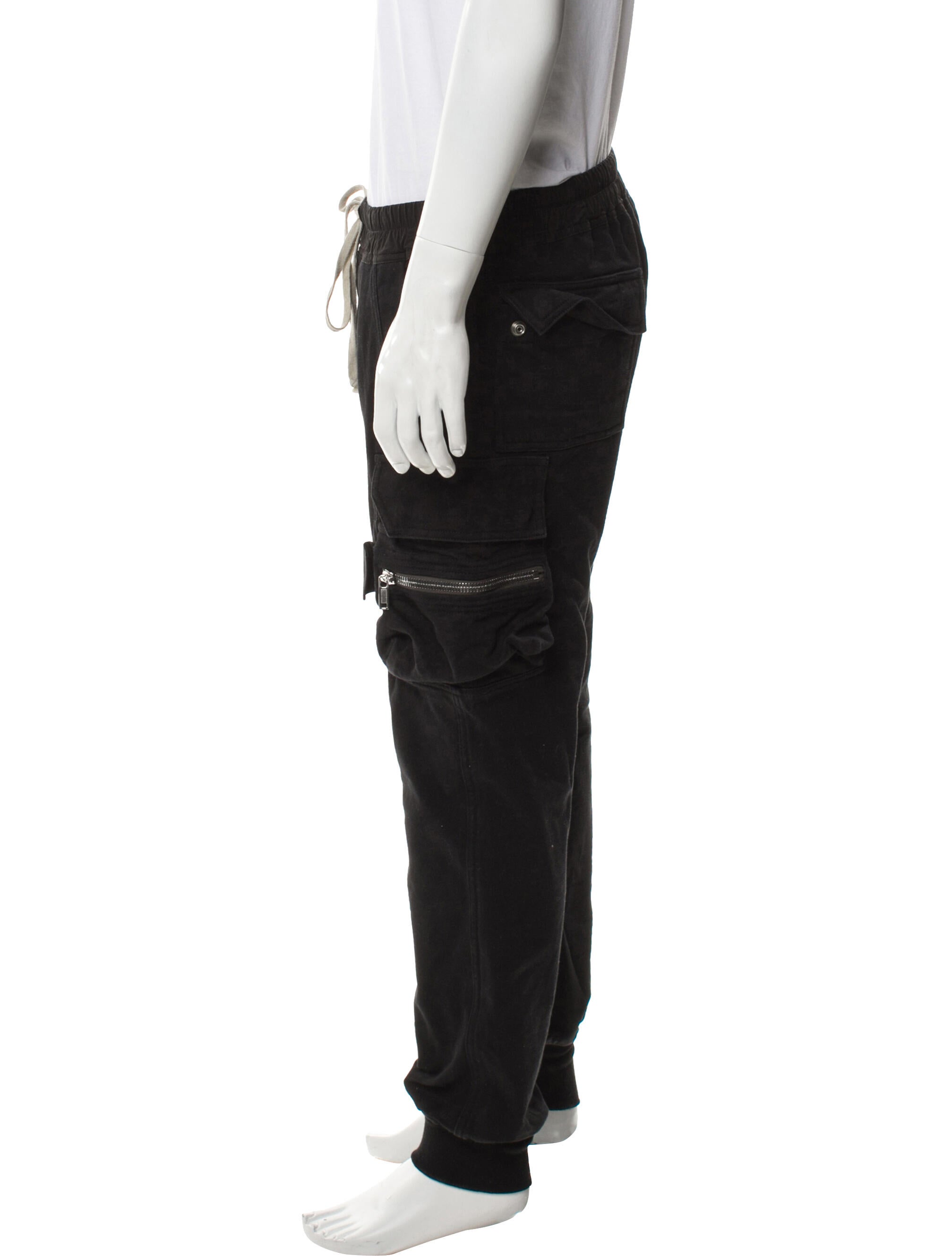 Rick Owens Graphic Print Cargo Pants