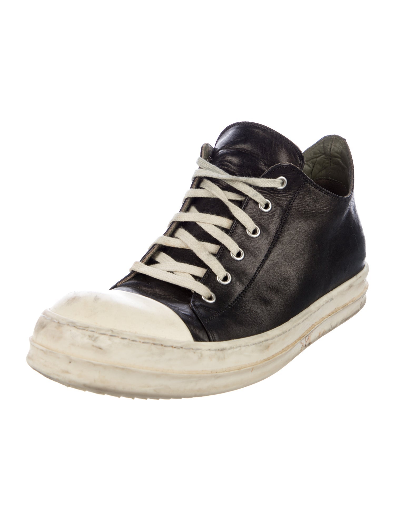 Rick Owens Leather Sneakers