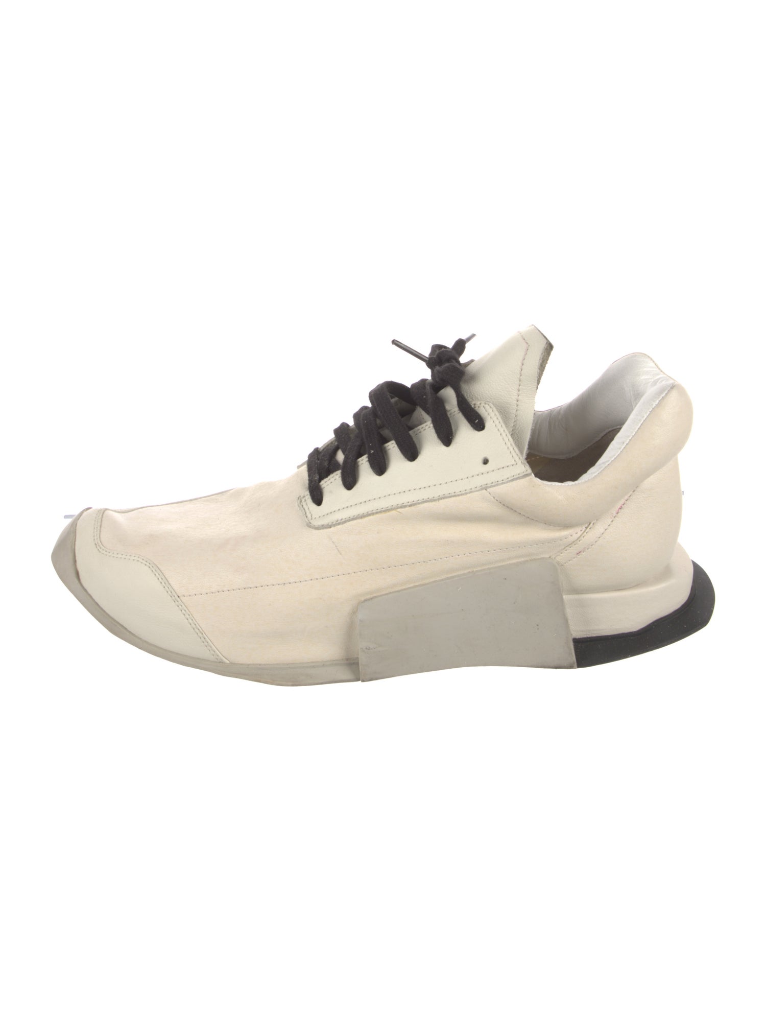 Rick Owens Leather Athletic Sneakers