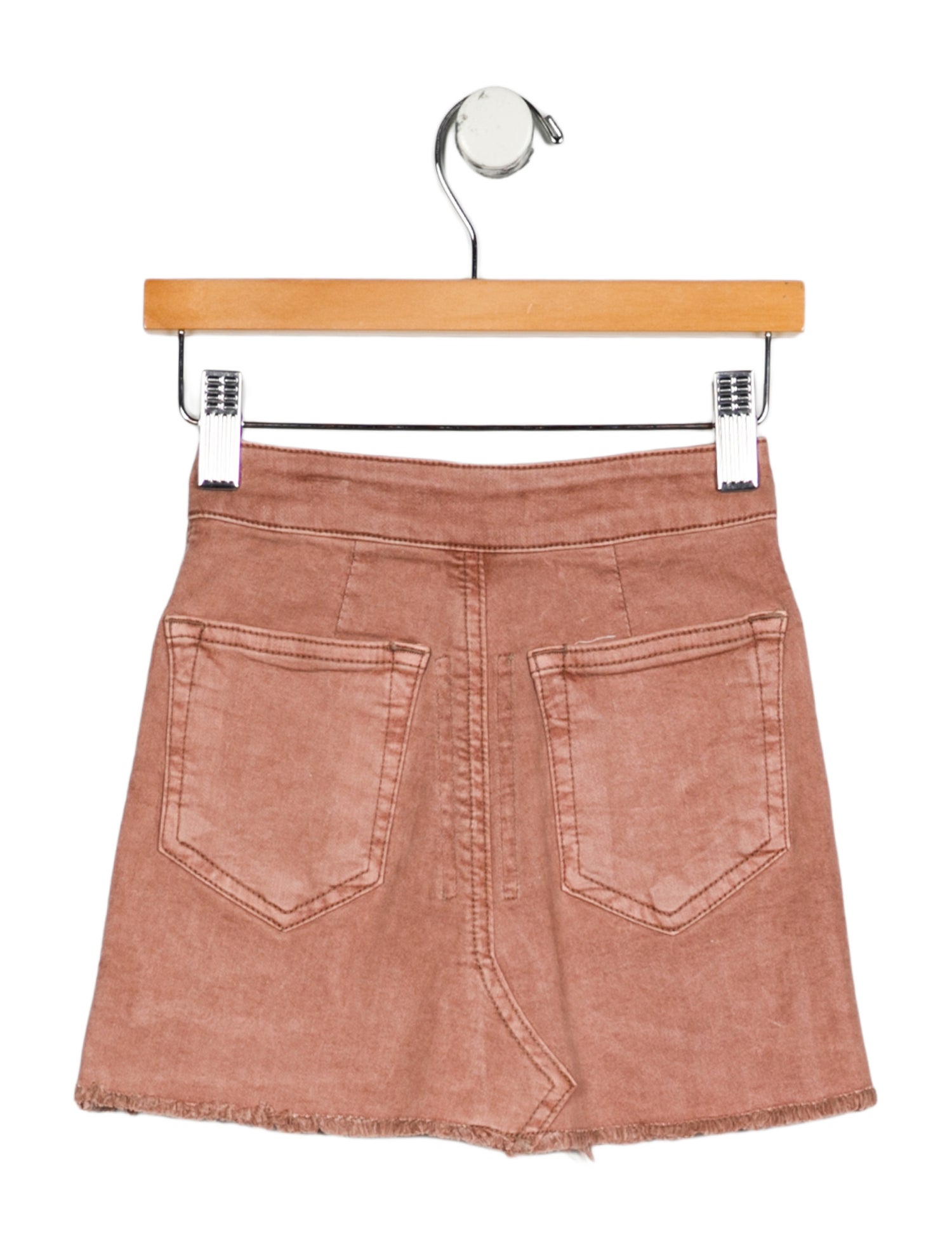 Rick Owens Toddler Girls' Denim Distressed Skirt