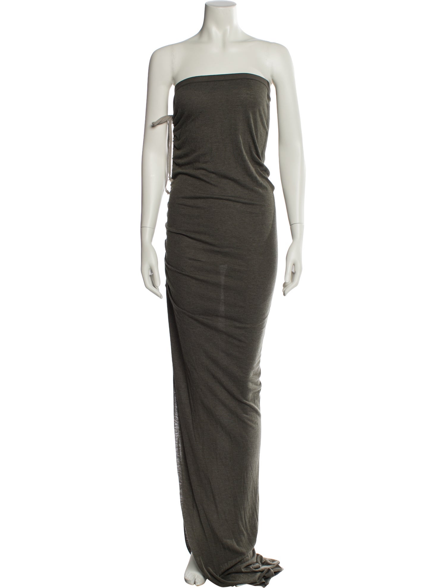 Rick Owens Strapless Long Dress