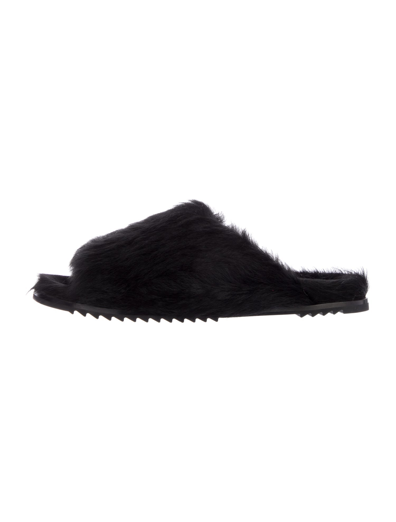 Rick Owens Ponyhair Slides